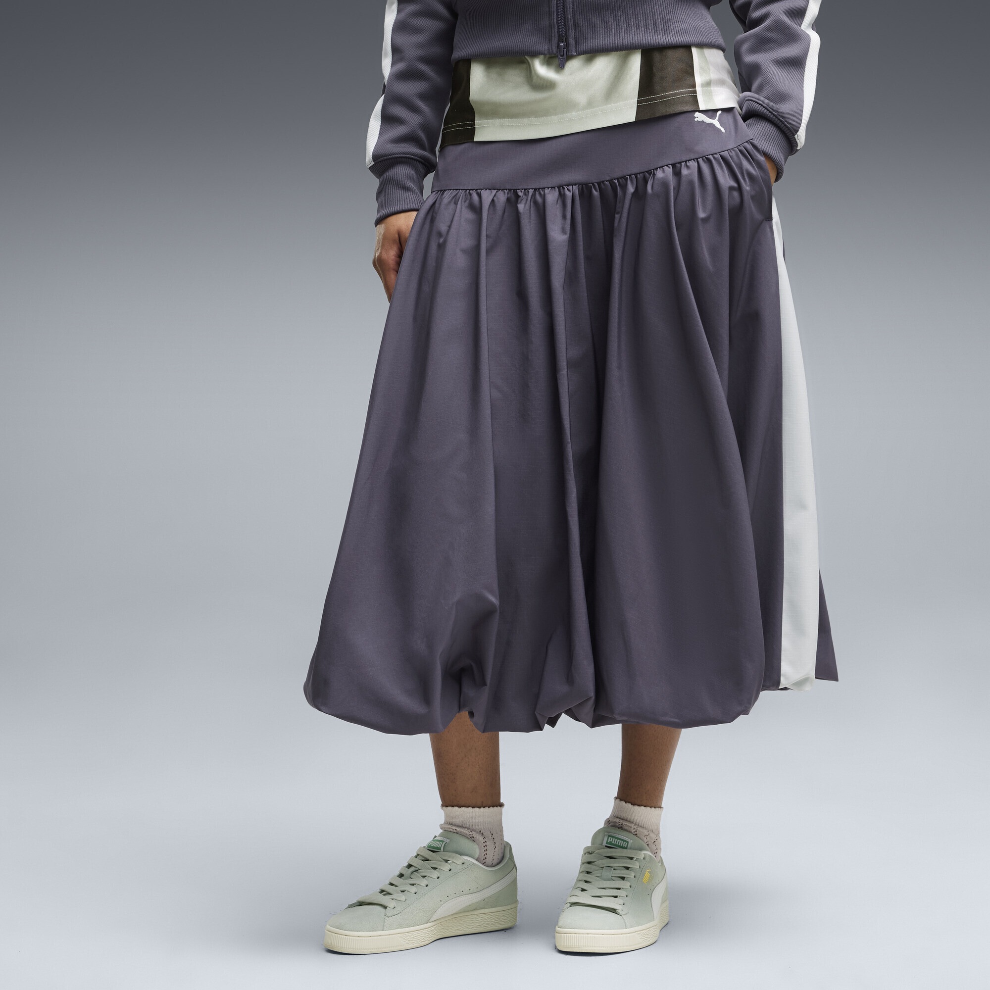 PUMA Jerseyrock »T7 Balloon Midiskirt Damen«