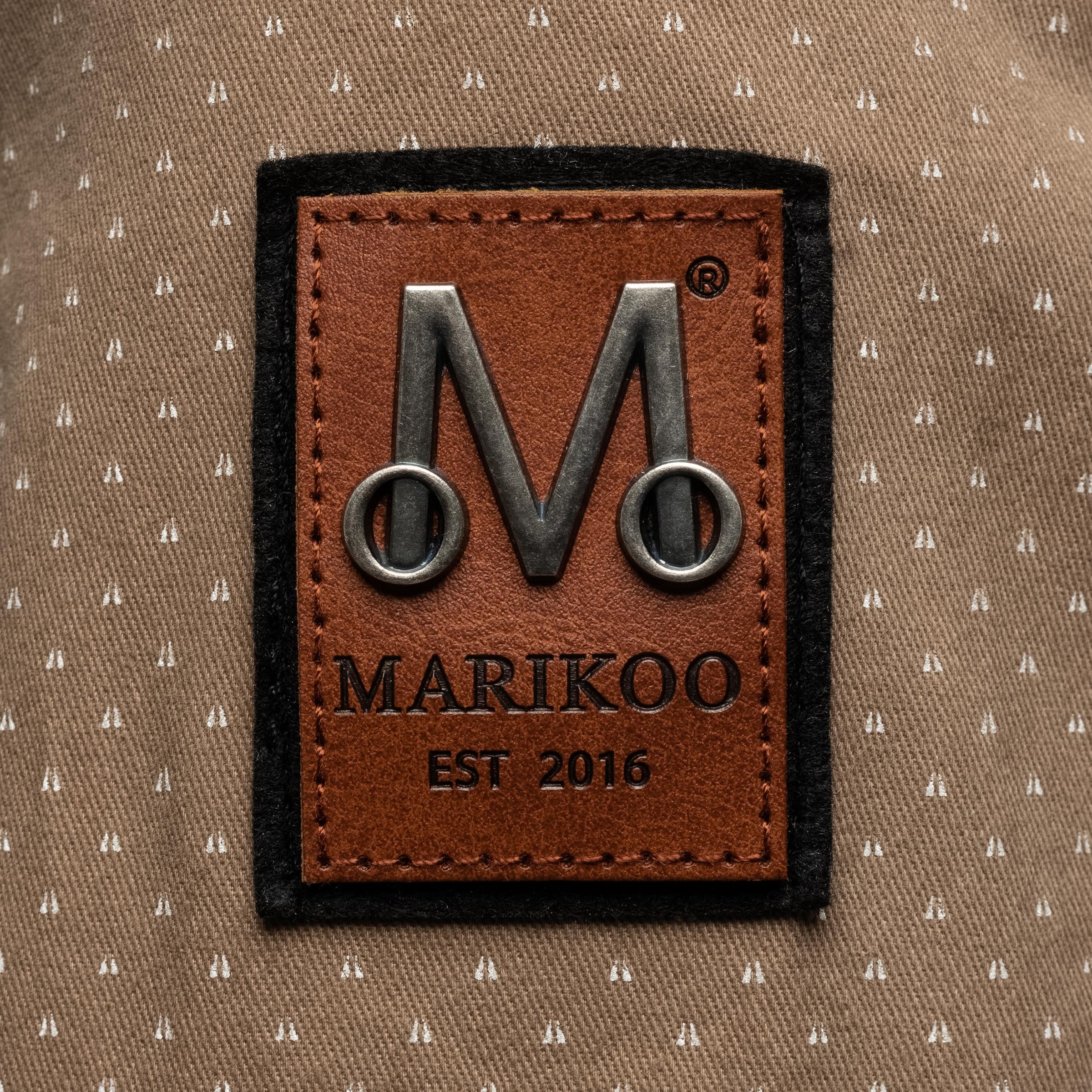Marikoo Baumwoll mit modische »Nyokoo«, Outdoorjacke großer BAUR bestellen mit Kapuze, | für Kapuze Übergangsjacke