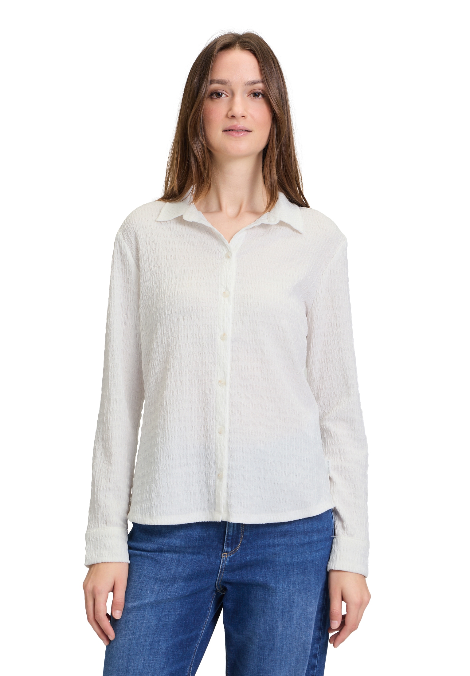 Betty&Co Shirtbluse "Betty & Co Damen Blusenshirt mit Kragen" günstig online kaufen