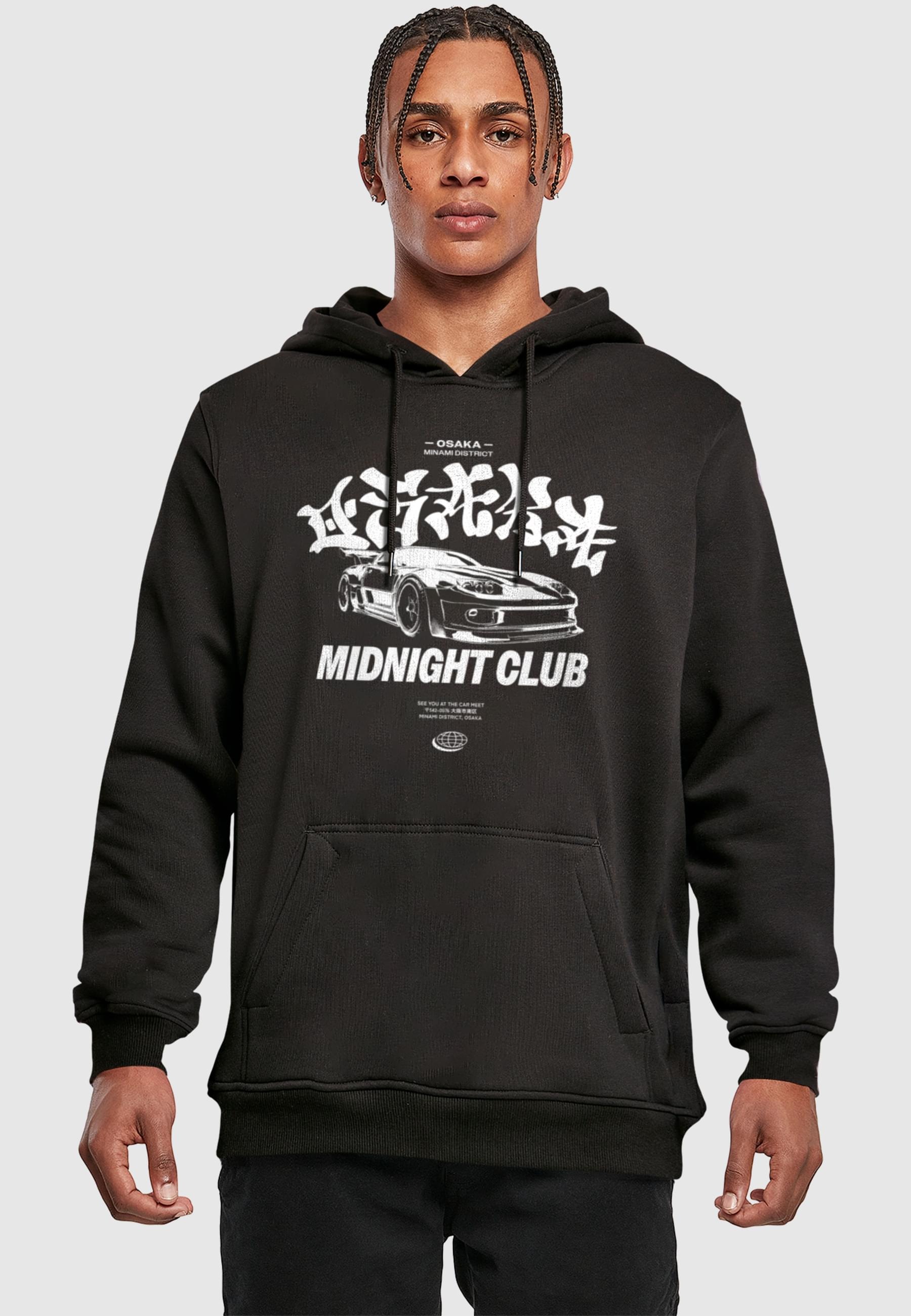 MisterTee Kapuzensweatshirt »MisterTee Midnight Racing Club Hoody«, (1 tlg.)