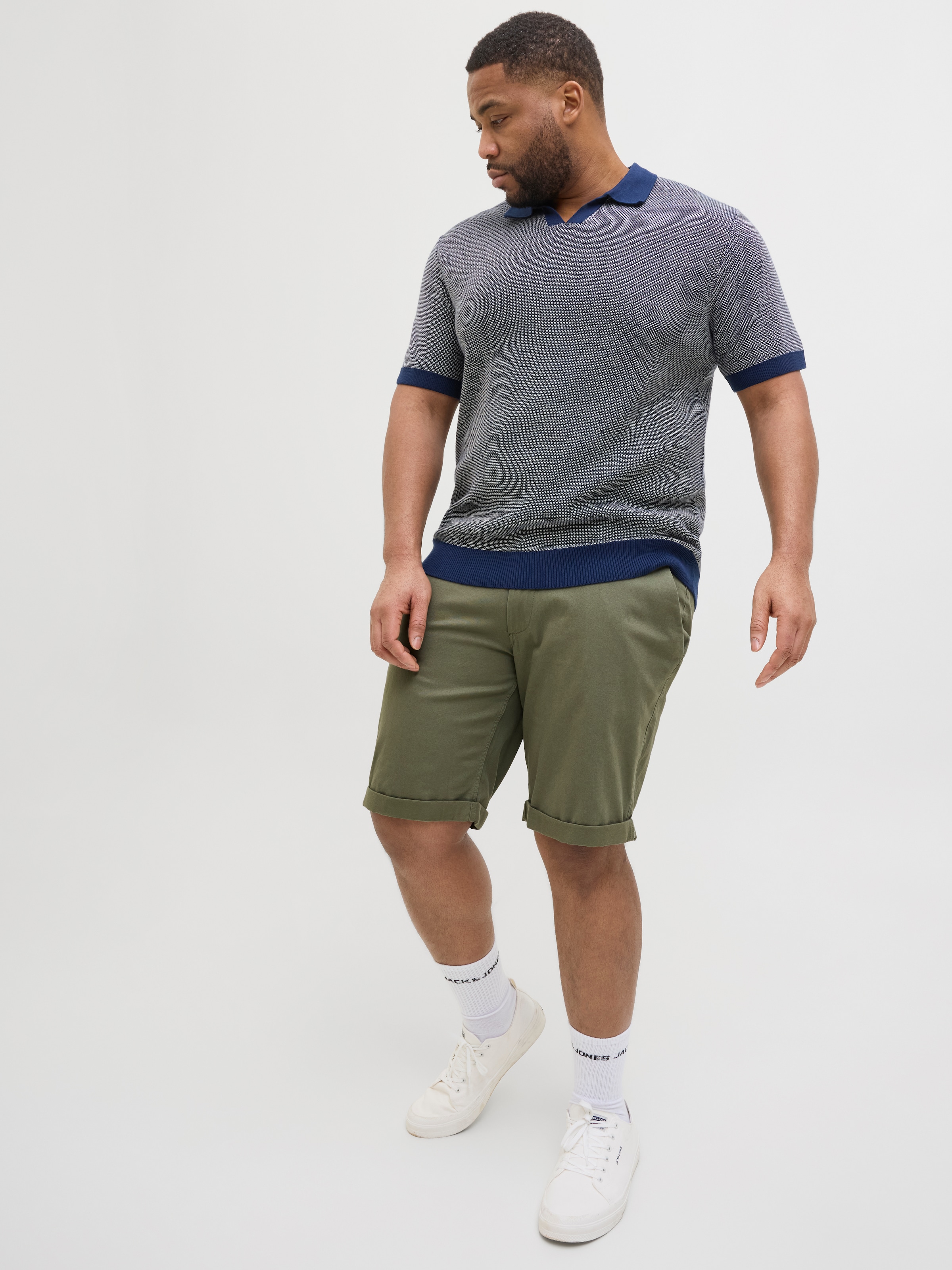 Jack & Jones PlusSize Chinoshorts »JPSTDAVE JJCHINO SHORTS SN AKM PLS«