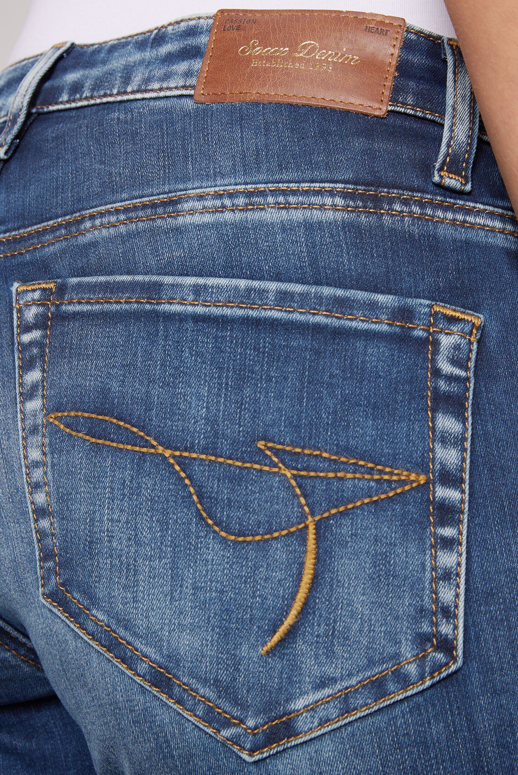 SOCCX Slim-fit-Jeans, mit zwei Münztaschen