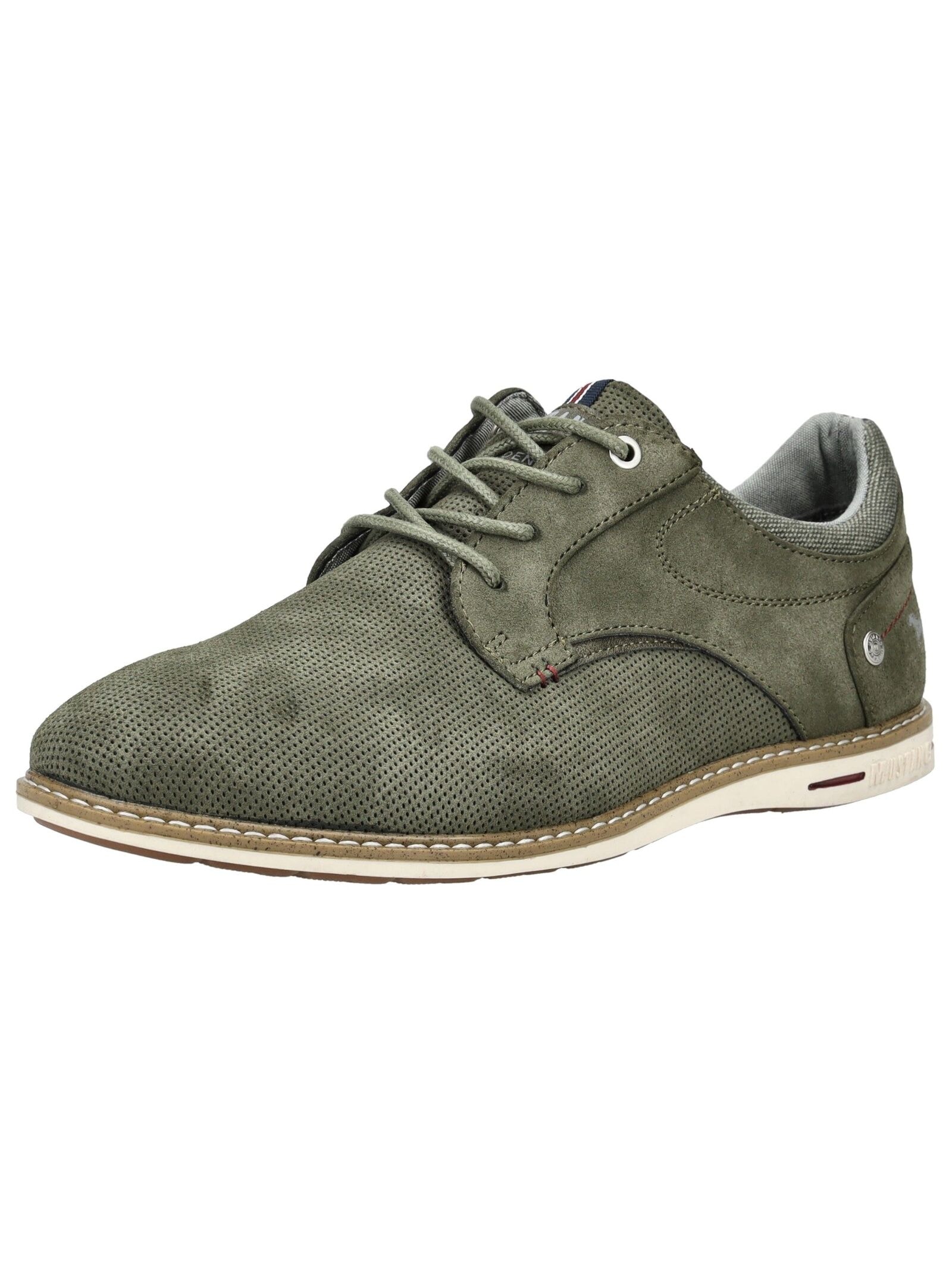 Mustang Shoes Schnürschuh "Mustang Shoes Halbschuhe Lederimitat" günstig online kaufen