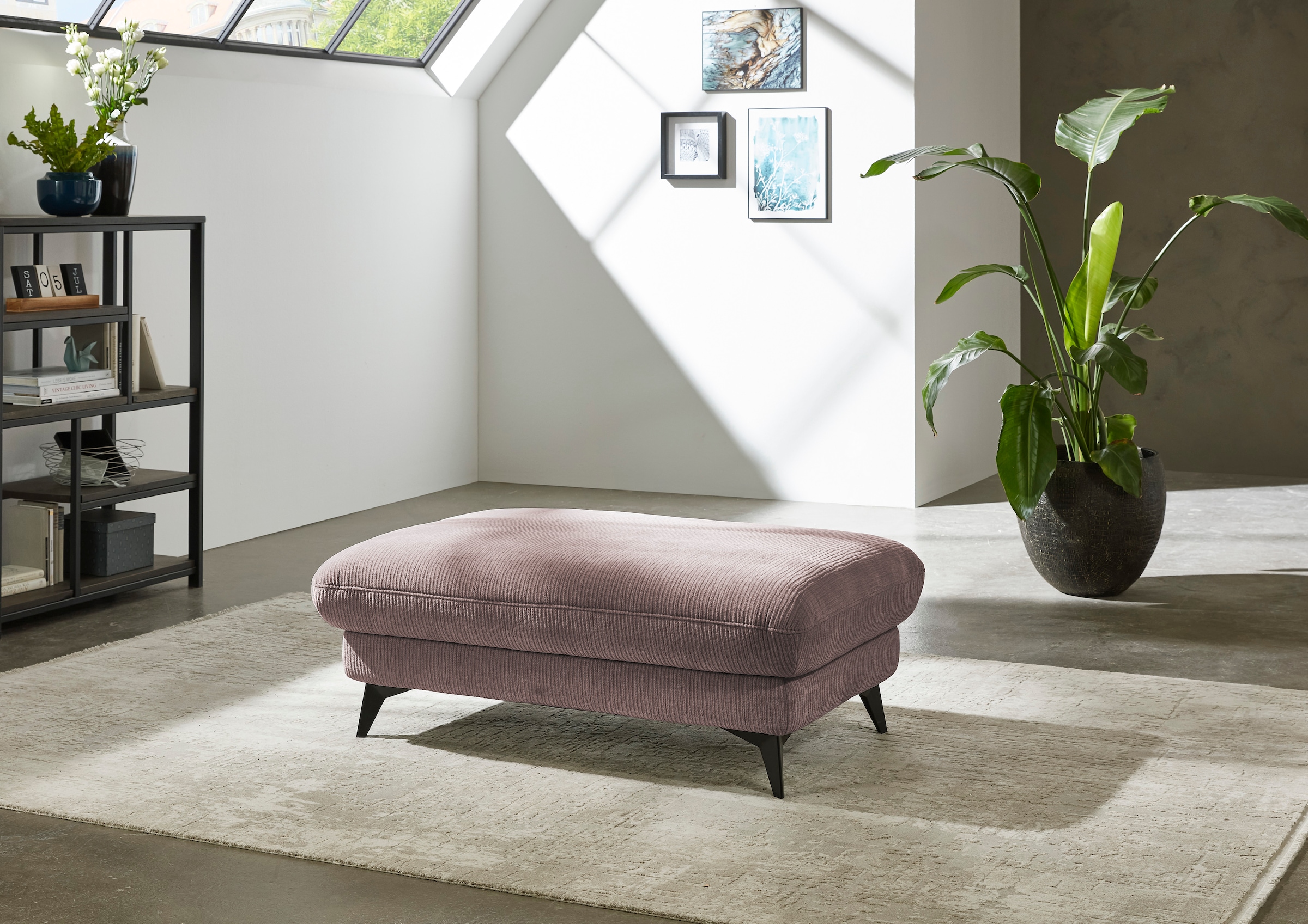 Die PlanBar Hocker »MP-IN23149«, Hochwertige Kaltschaumpolsterung, stylische Metallfüße