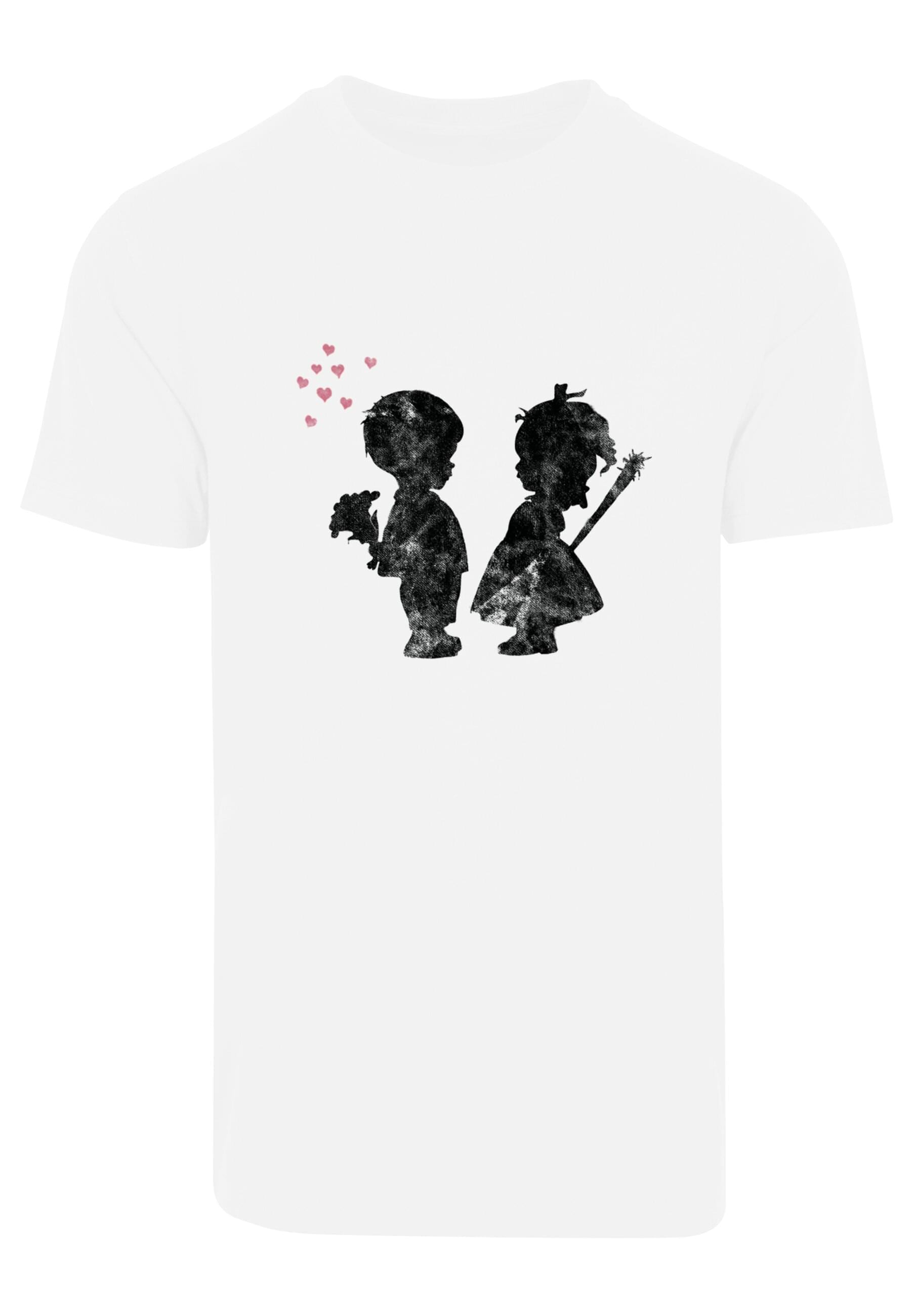 Merchcode T-Shirt "Merchcode Damen Girl with a stick T-Shirt" günstig online kaufen