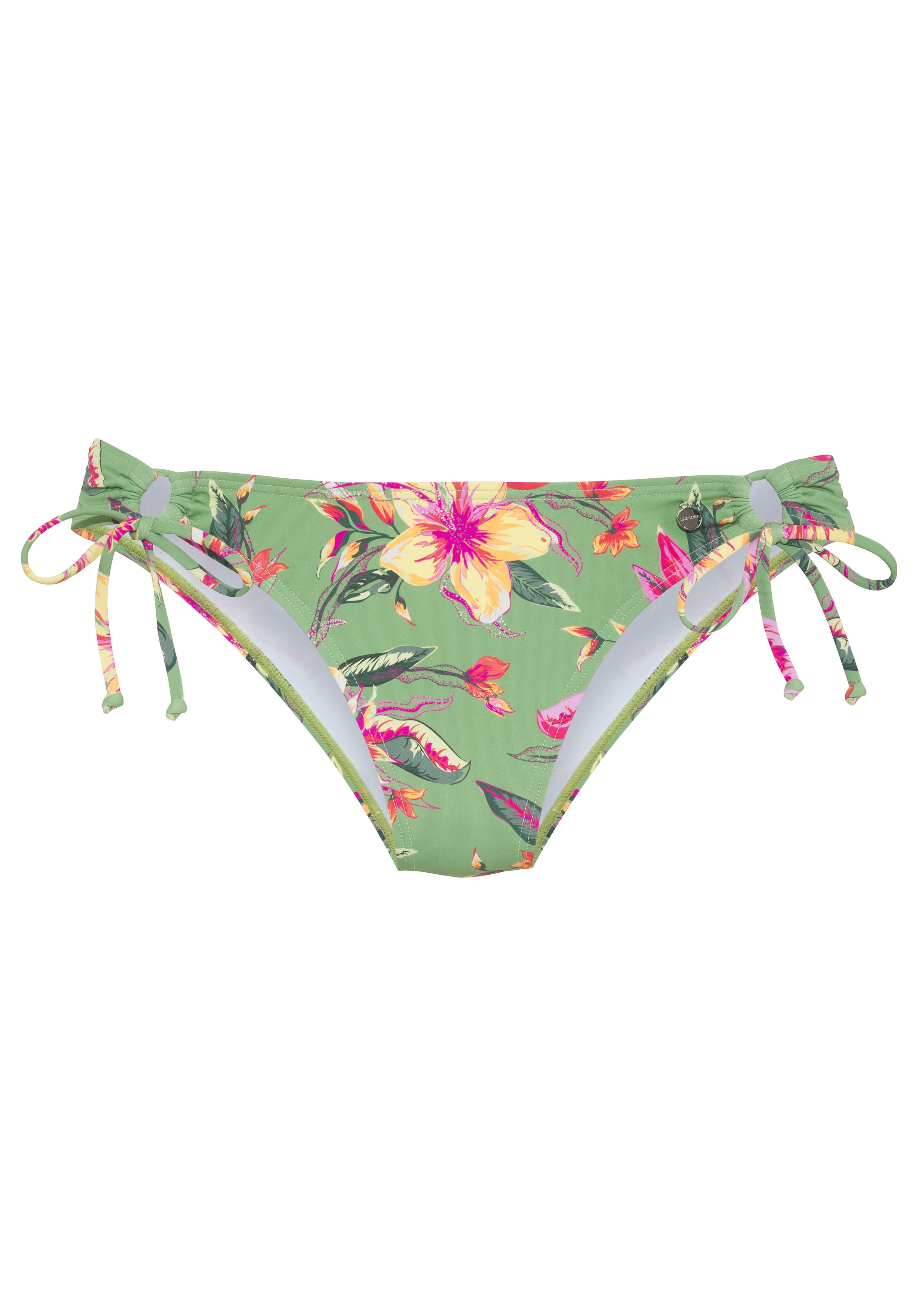 LASCANA Bikini-Hose "Malia", zum Binden mit tropischem Print günstig online kaufen