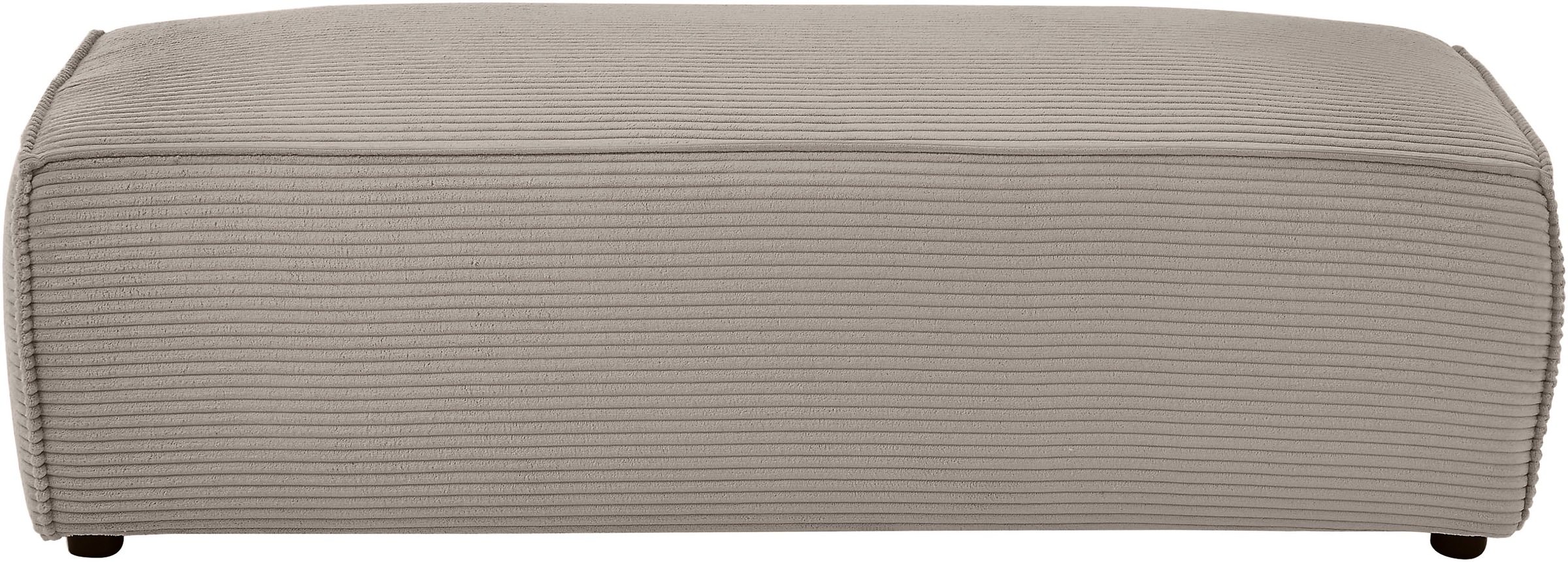 Thumbnail - Home affaire Hocker "NEU: SHERWOOD XXL, Polsterhocker, Cord, Webstoff" rechteckig, bequemer Sitzkomfort, 130/60/44 cm, K...