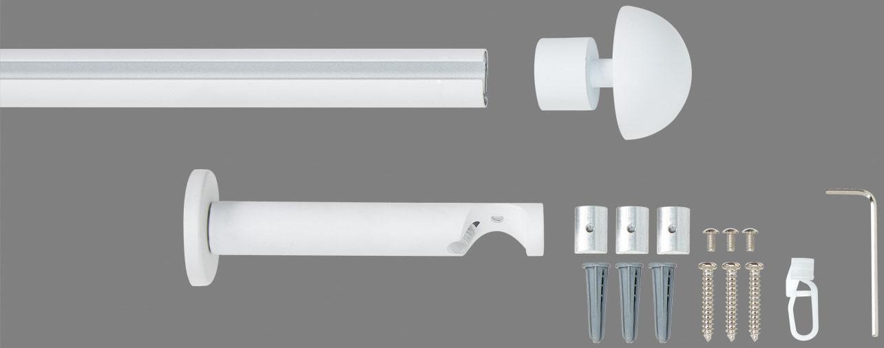 Good Life Innenlaufschiene "Redondo" Ø 20 mm 1 läufig-läufig Fixmaß günstig online kaufen