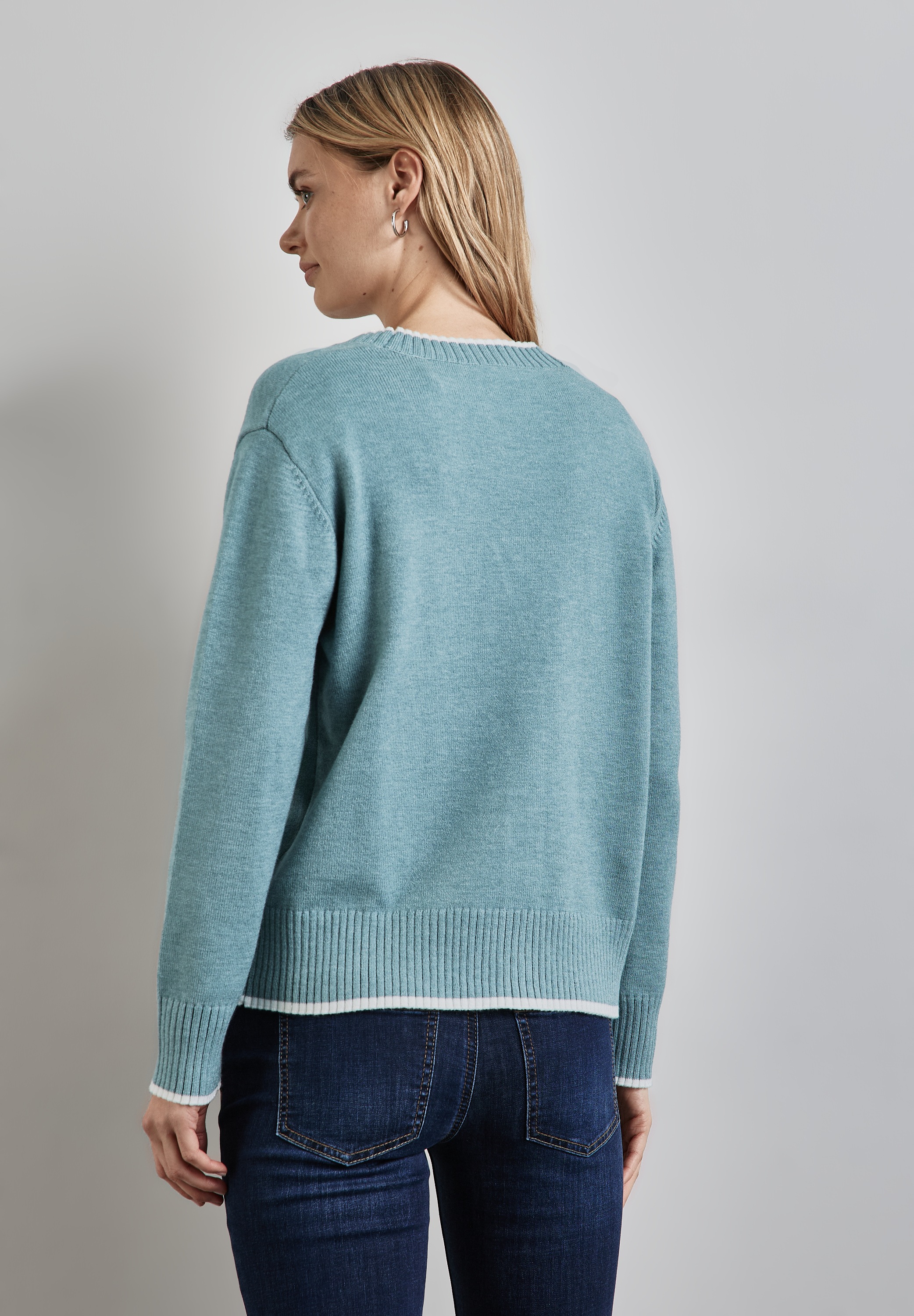 STREET ONE Cardigan, mit V-Ausschnitt