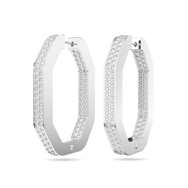 Rhodiniert, Paar Creolen, mit Kristall Creolen | 5639098, 5639099«, Swarovski® Stern, bestellen BAUR »Stella Swarovski