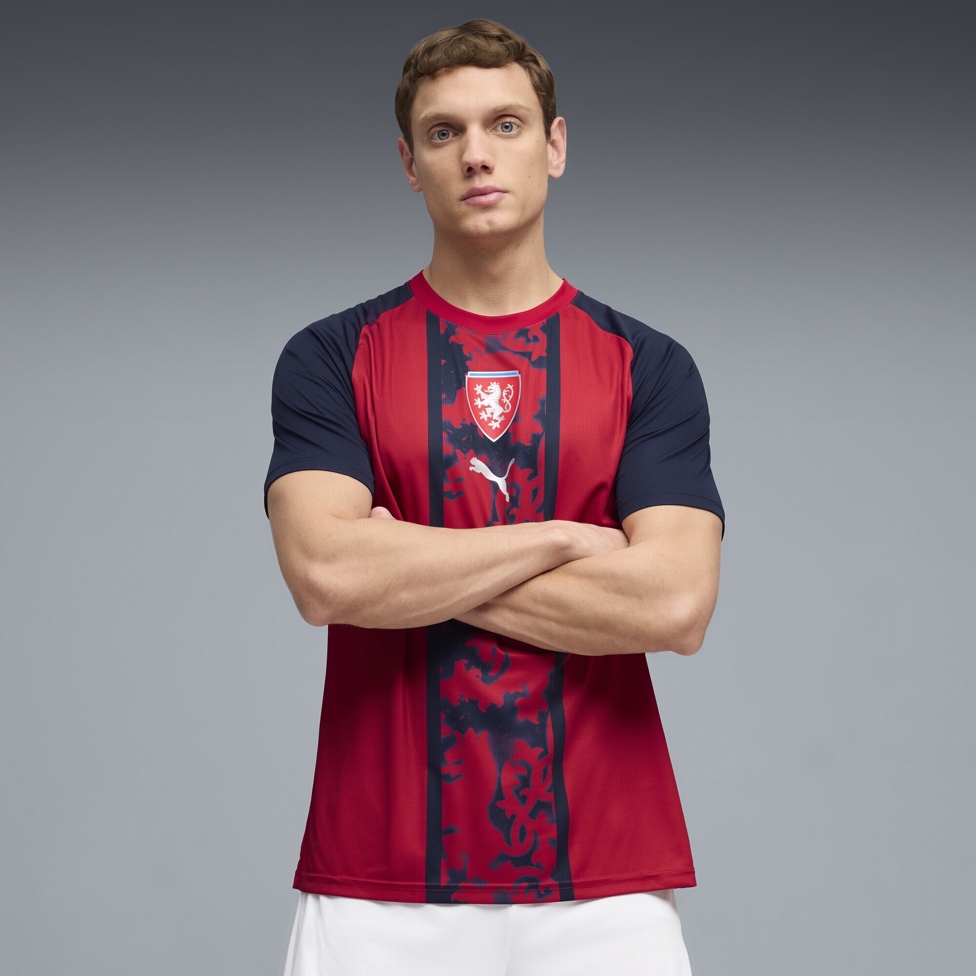 PUMA Trainingsshirt »Tschechien Aufwärmtrikot Herren«