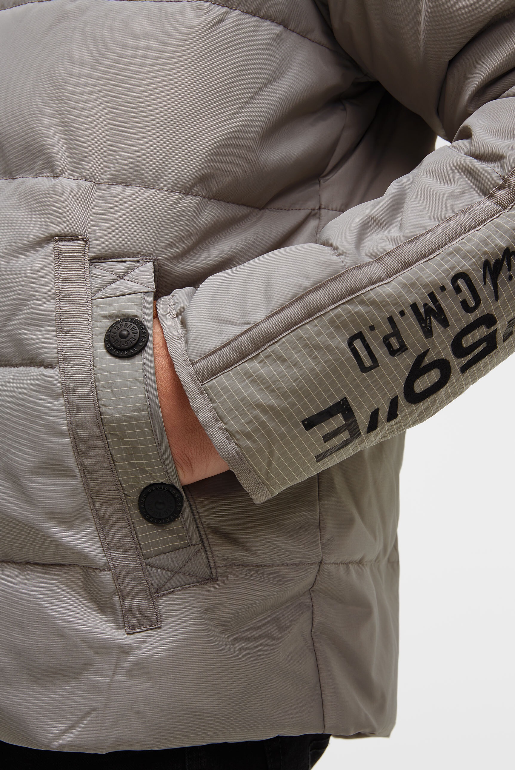 CAMP DAVID Winterjacke, mit Kapuze, mit abtrennbarer Kapuze
