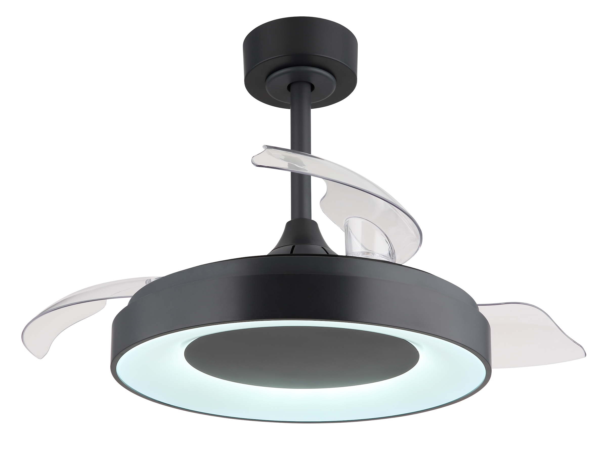 GLOBO LIGHTING Deckenleuchte »ELINA«, Leuchtmittel LED-Modul | LED fest integriert, Ventilator / Schlafzimmer / Wohnzimmer / Arbeitszimmer/ rund /3 Flügel