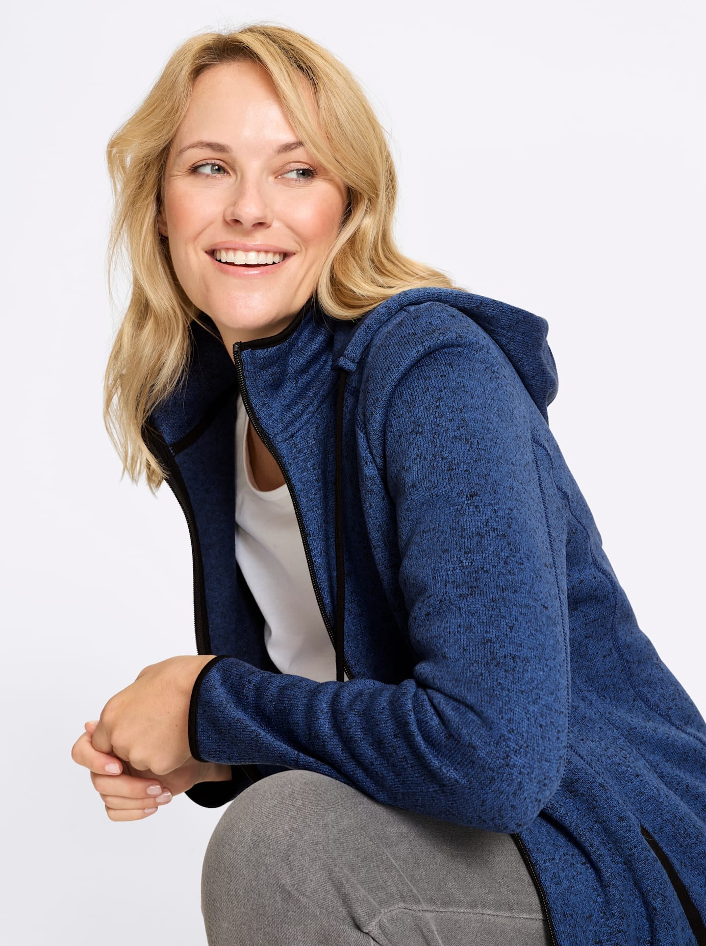 Classic Basics Langjacke mit Kapuze