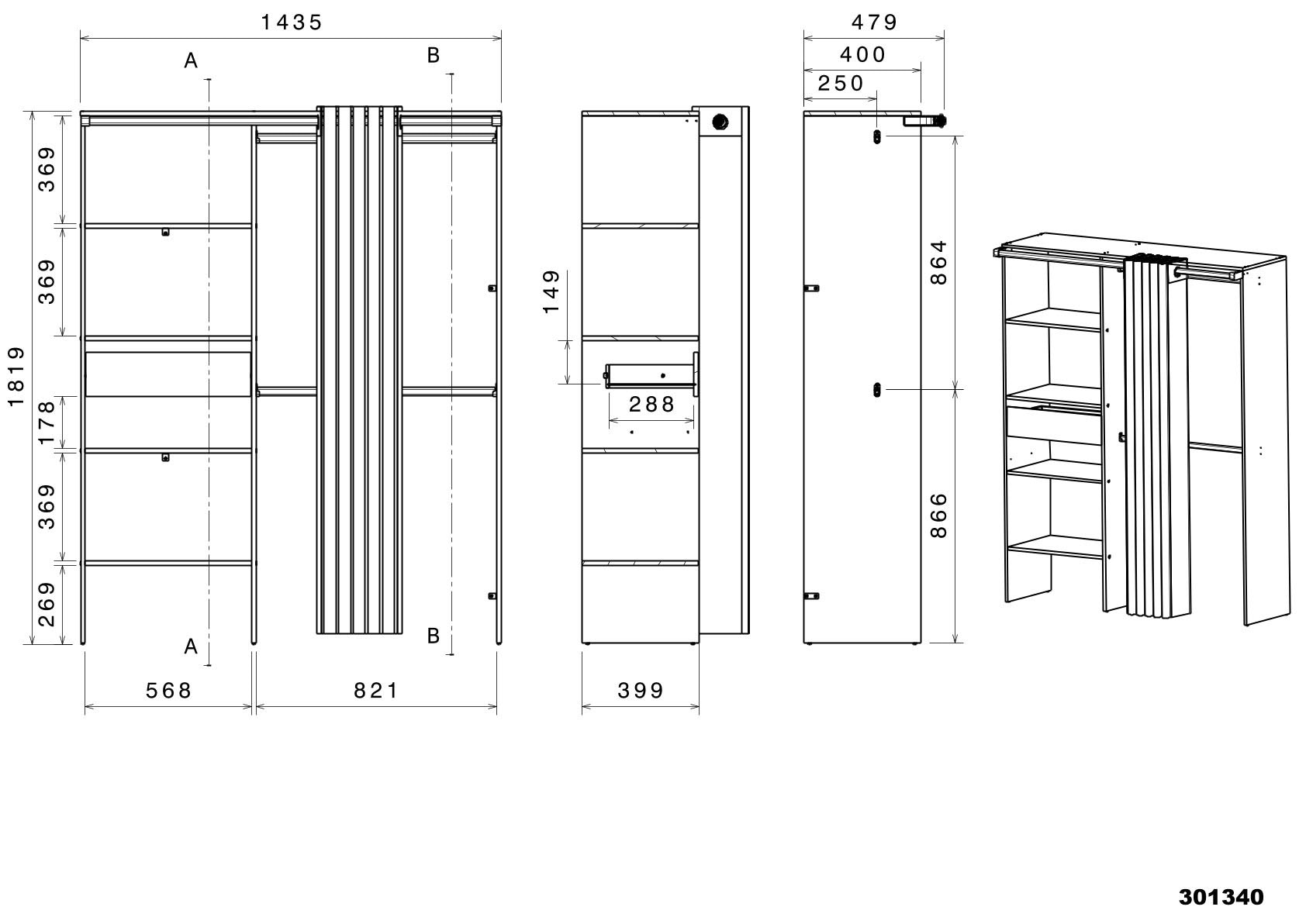 Parisot Jugendzimmer-Set »Parisot Mega 13« Set, 2 tlg.