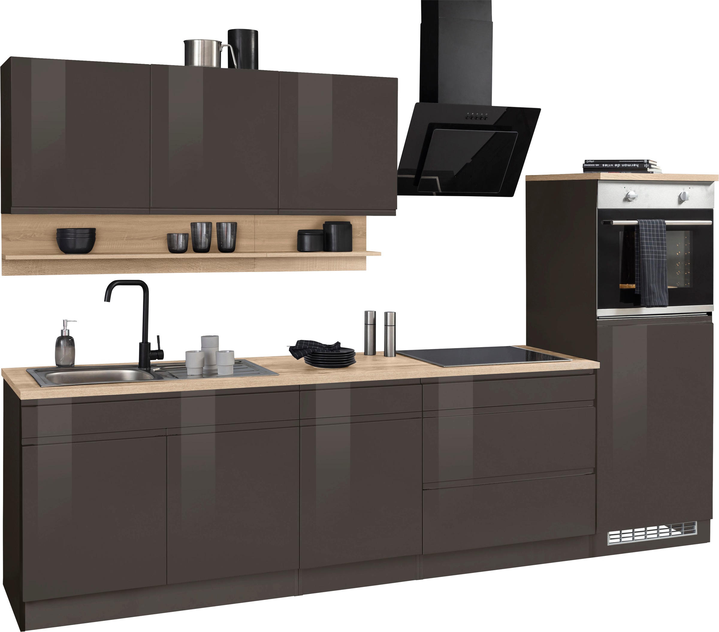 KOCHSTATION Küchenzeile "KS-Virginia" Breite 290 cm, wahlweise mit Induktio günstig online kaufen