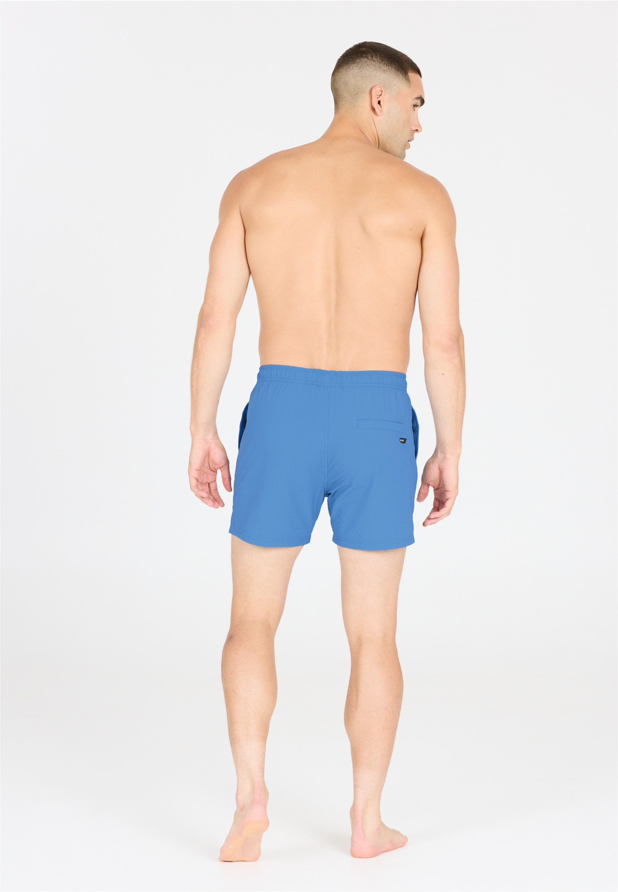 Badeshorts VIRTUS "Talon", Herren, Gr. M, US-Größen, blau (hellblau), 100% Polyester, unifarben, Badehosen Badeshorts, aus atmungsaktivem Material 3