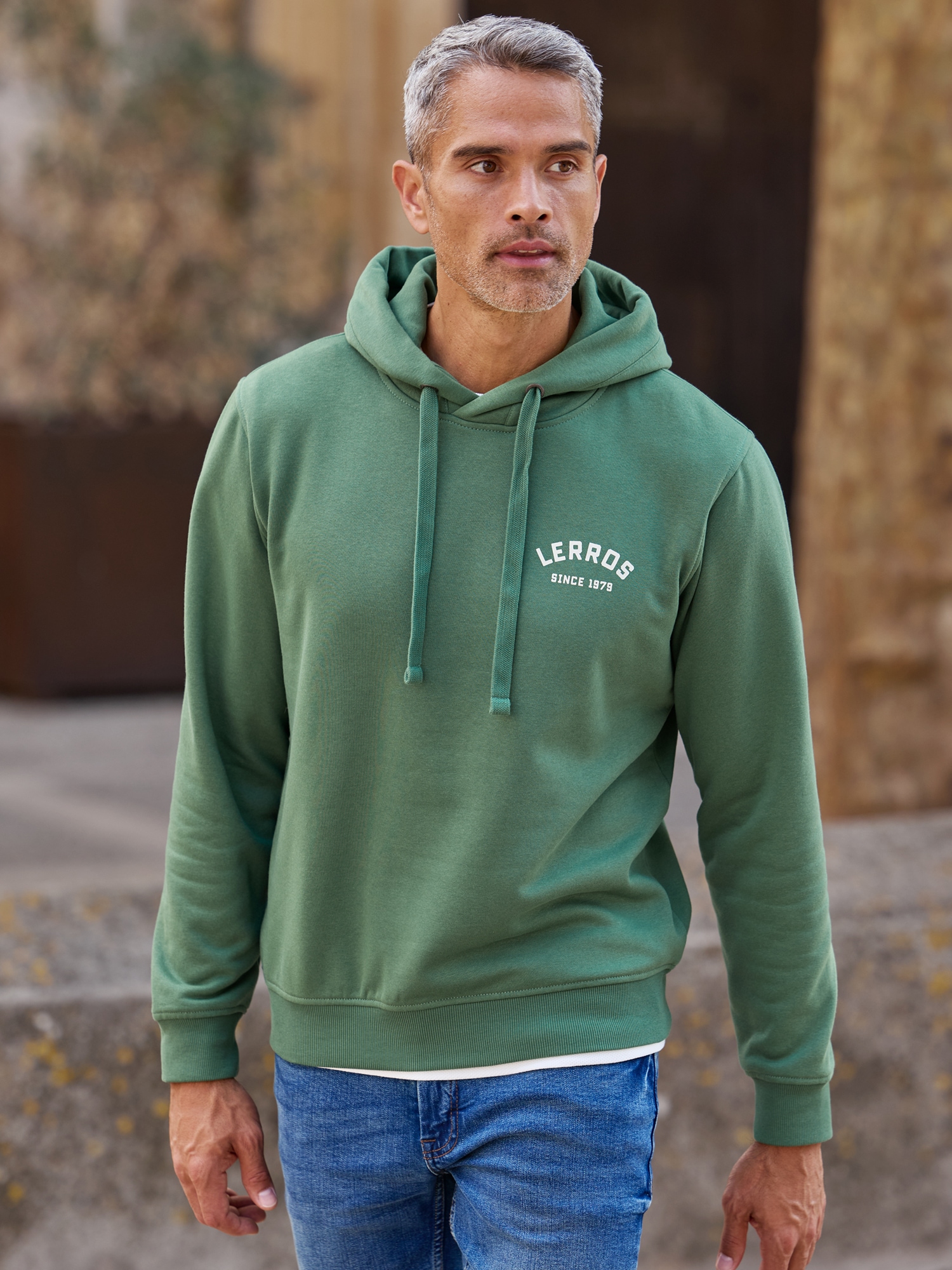 LERROS Hoodie "Sweatshirt Hoodie mit Kapuze mit Tunnelzug", Weiches Baumwol günstig online kaufen