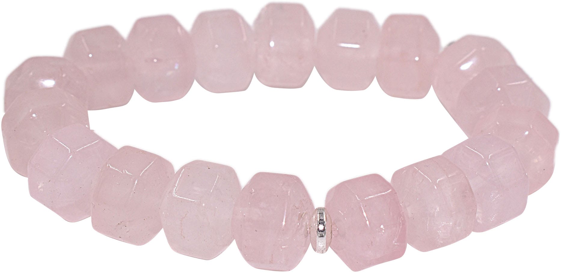 Firetti Schmuckset »Multipack Schmuck Geschenk Messing Ohrringe Armband Kette Edelsteine«, (Set, 4 tlg.), Made in Germany - mit Hämatit, Rosenquarz