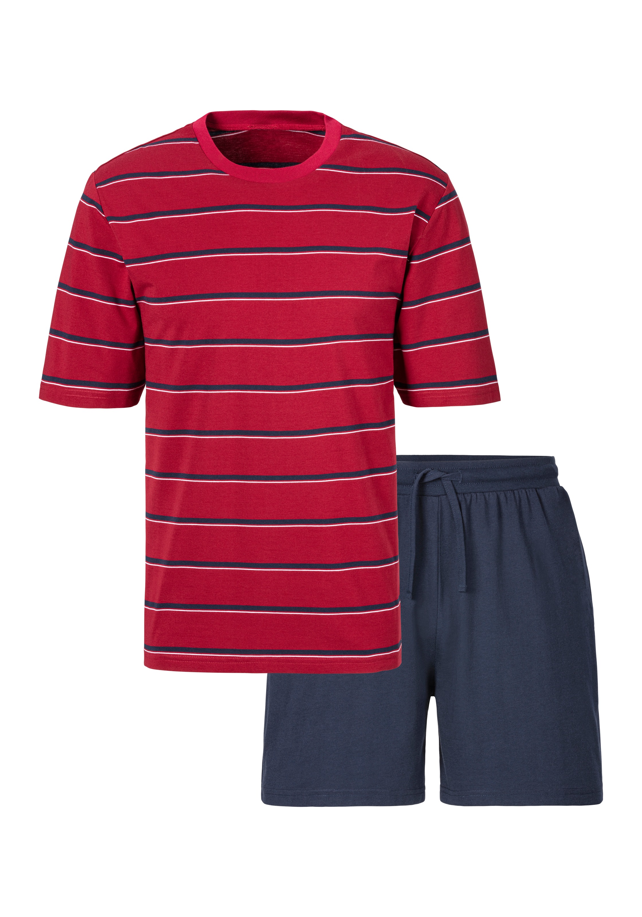 H.I.S Pyjama 1 Stück, 2 tlg. Schlafanzug mit garngefärbten Streifen günstig online kaufen