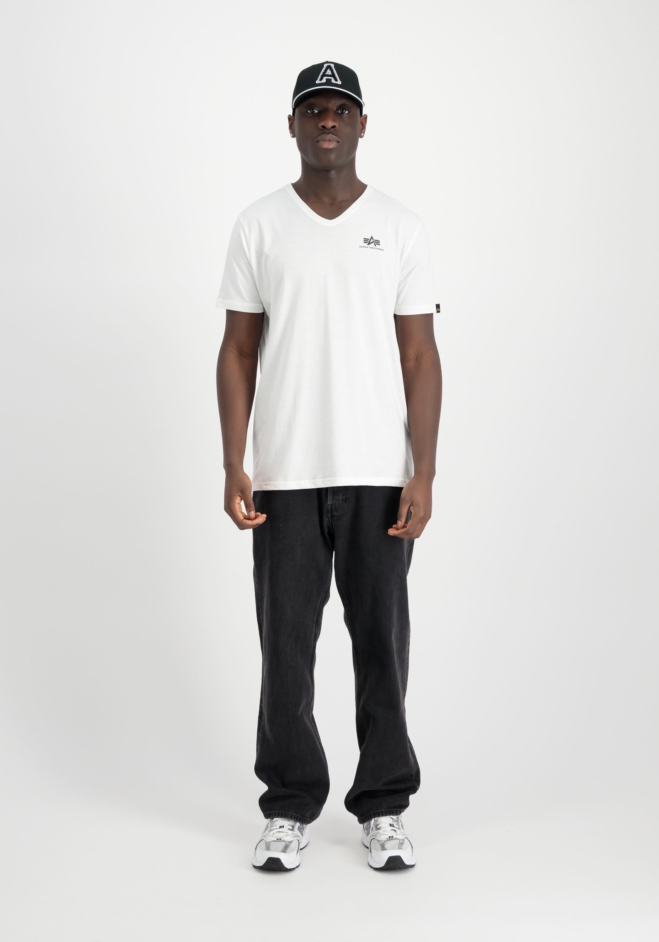 Alpha Industries T-Shirt "Alpha Industries Men - T-Shirts Basic V-Neck T-Sh günstig online kaufen