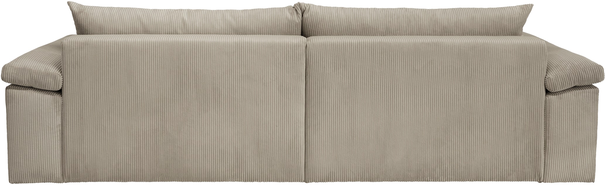 OTTO home Big-Sofa »Soft&Cosy Pik XXL, B: 303 cm, Mega Sofa in Cord« Lounge-Komfort mit edler Sitzsteppung, Federkern