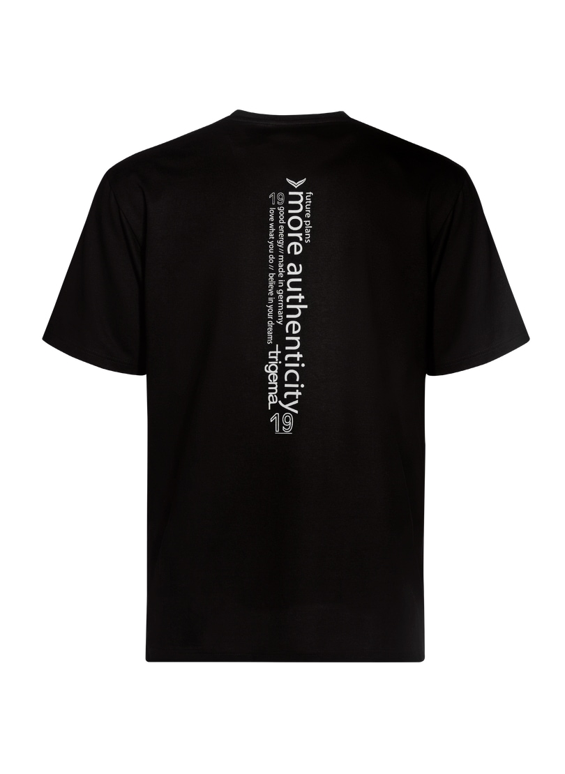 Trigema T-Shirt »TRIGEMA Oversized T-Shirt mit Rückenprint«, (1 tlg.)