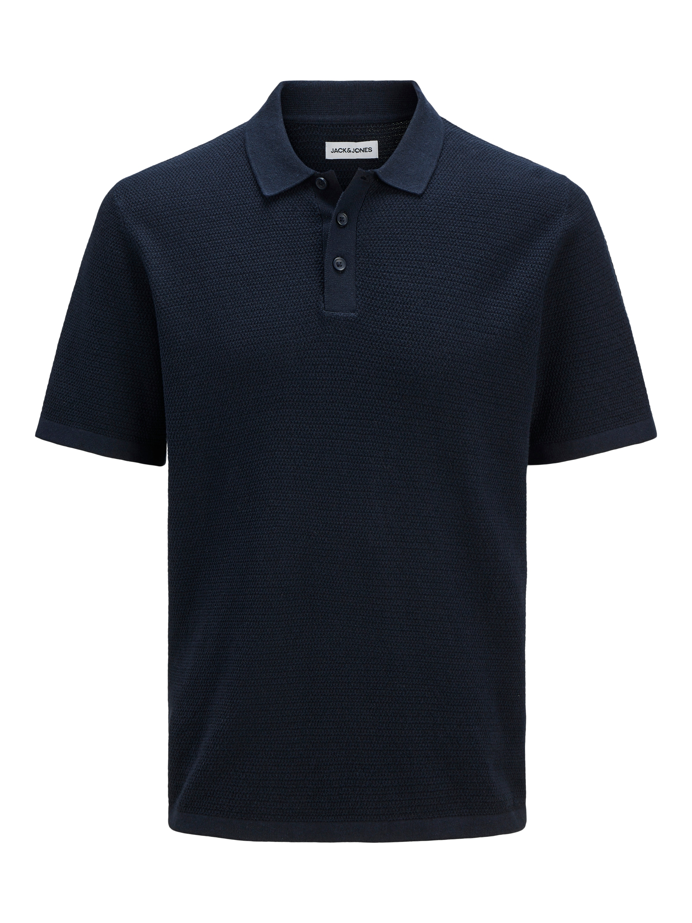 Jack & Jones Kurzarmpullover »JJEGEORGE KNIT POLO SS SN«, mit Polo Kragen