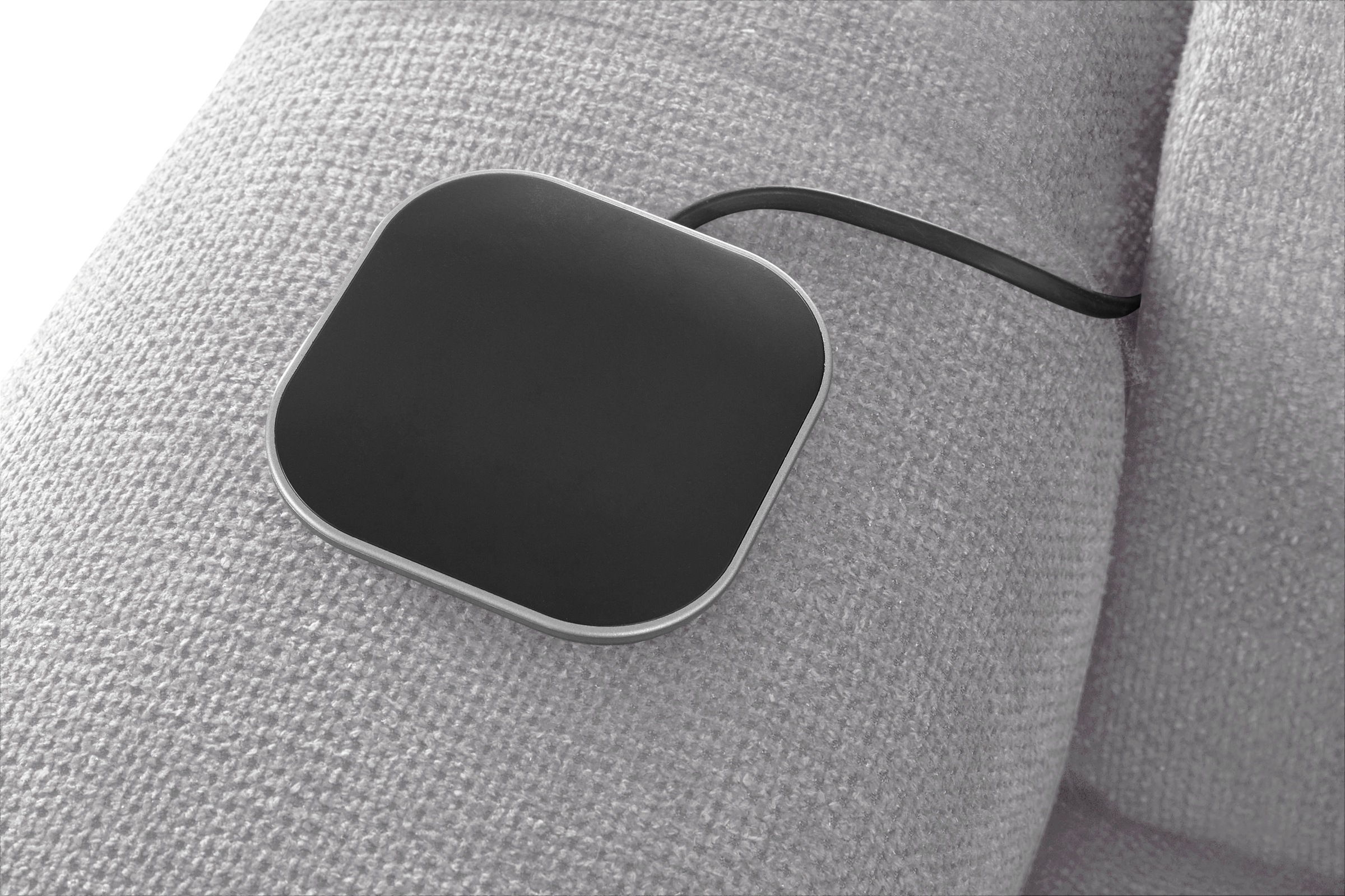 COTTA Ecksofa »Mia L-Form mit 3 Zierkissen«, wahlweise mit Bettfunktion, Bettkasten, Beleuchtung & Wireless-Charger