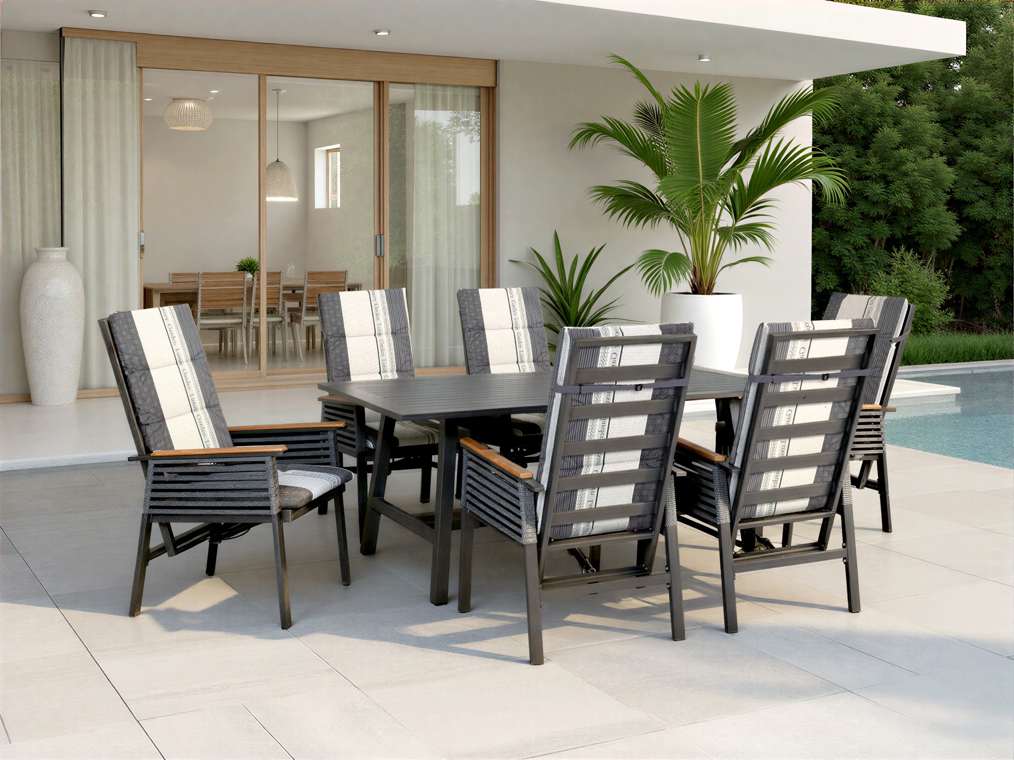 GO-DE Hochlehnerauflage »Amalfi« 118x48 cm