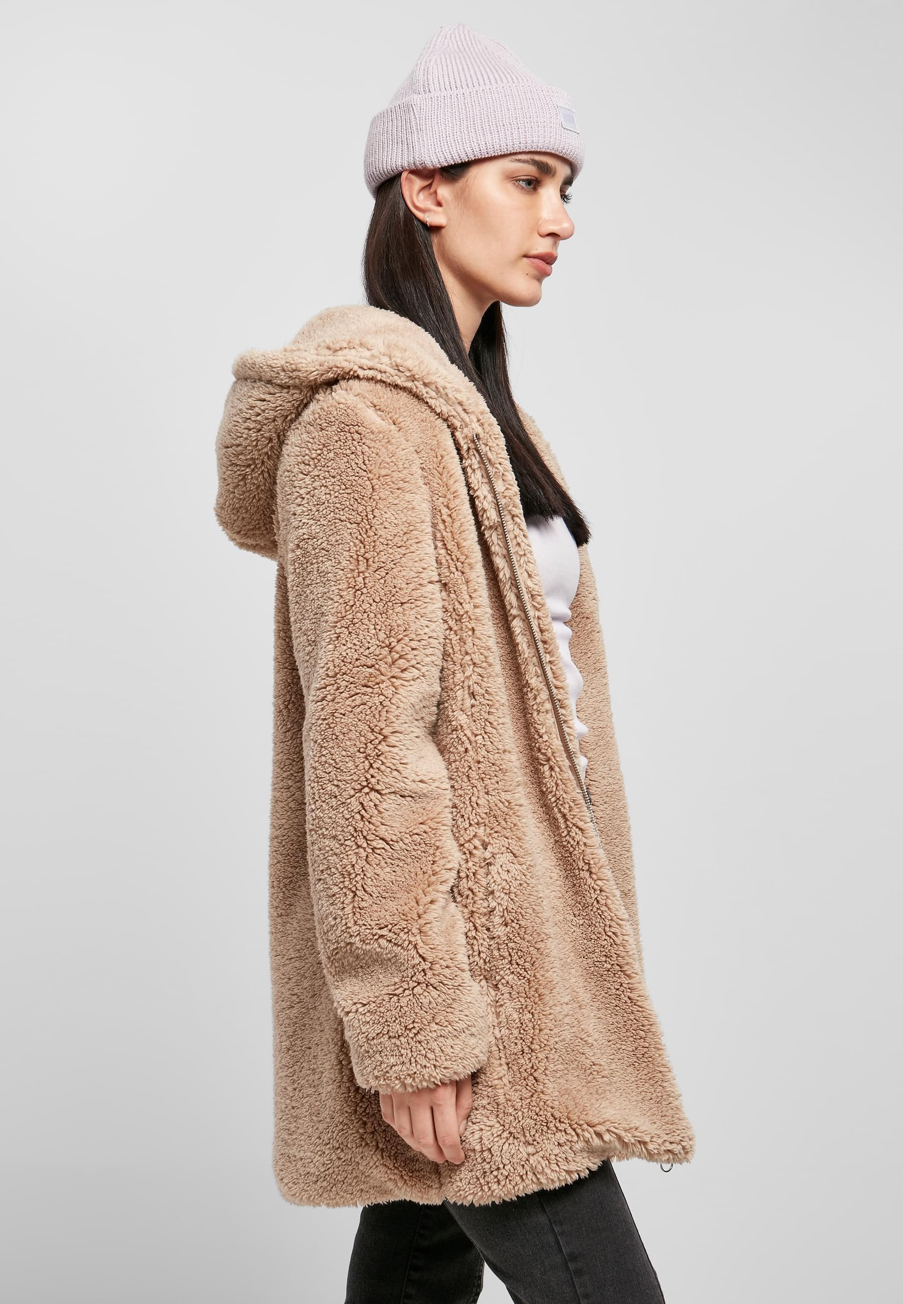 URBAN CLASSICS Allwetterjacke »Urban Classics Damen Ladies Sherpa Jacket«, (1 St.), mit Kapuze