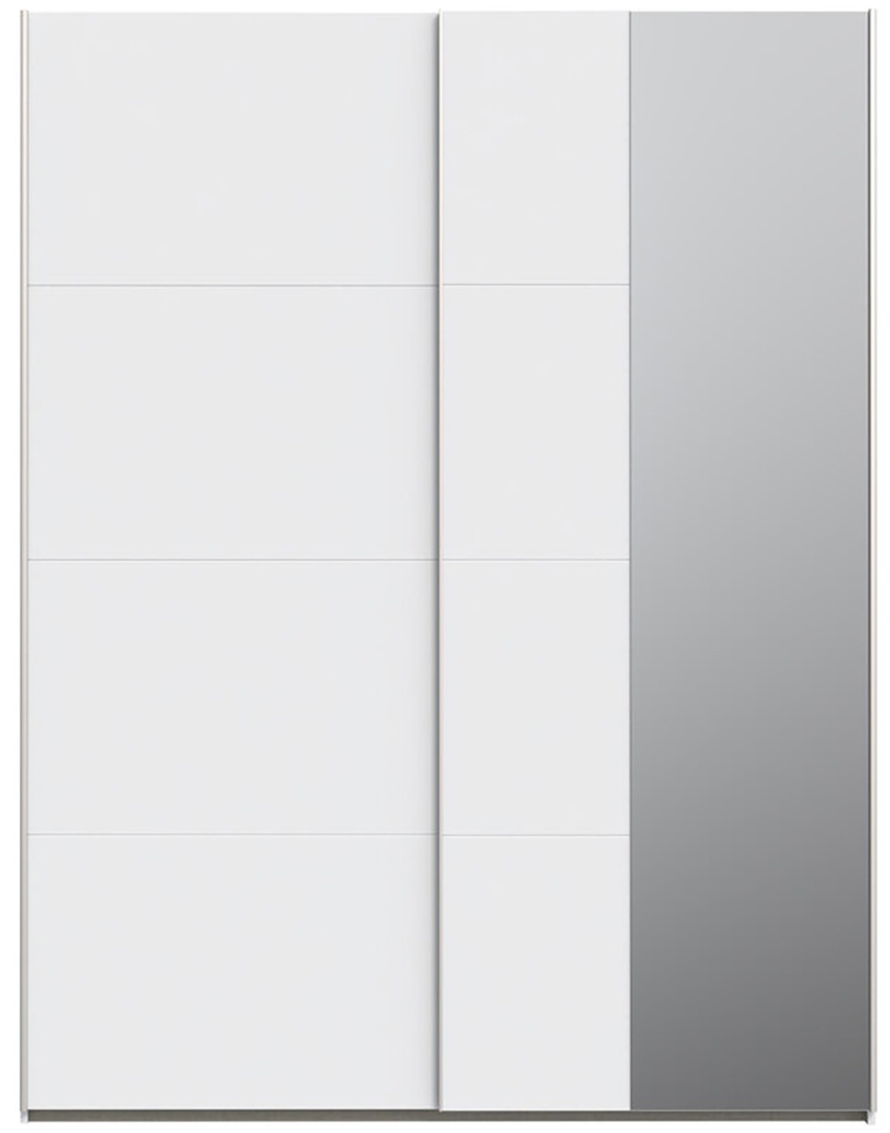 FORTE Schwebetürenschrank, Höhe 2,35 mtr, stehende Montage, Spiegel günstig online kaufen