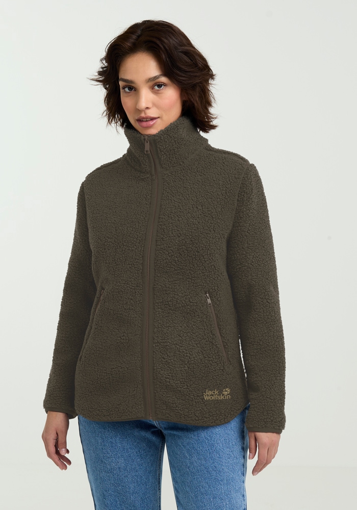 Jack Wolfskin Fleecejacke "HIGH CURL JKT W" Fleecejacke, kuschelig, wärmend