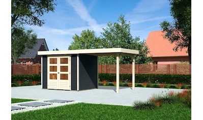 Karibu Gartenhaus »Askola 3«, mit Anbaudach kaufen