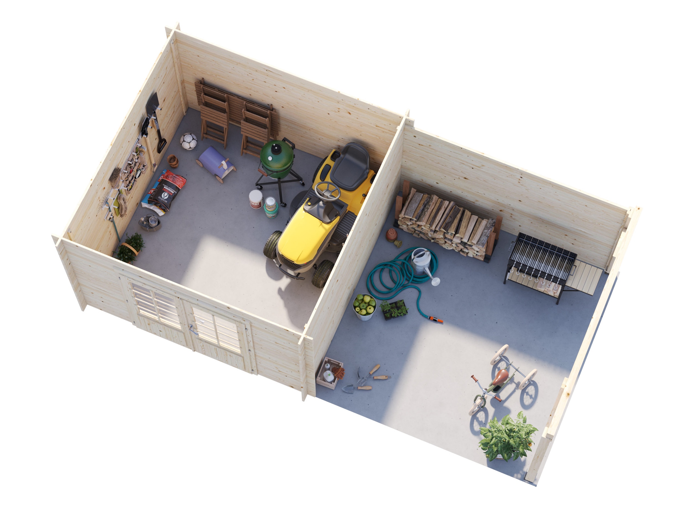 Palmako Gartenhaus »Ella« verschiedene Farben