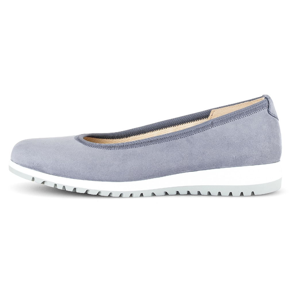 Gabor Ballerina »FLORENZ«, Slip-On Sneaker, Freizeitschuh in Schuhweite G (weit)