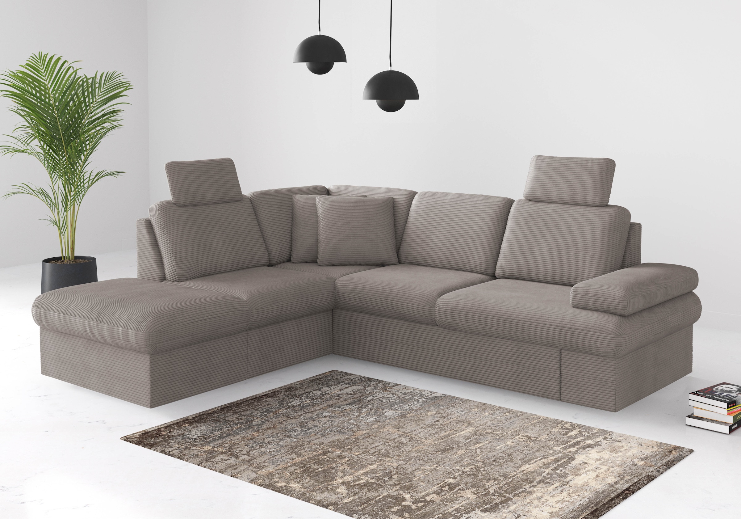 sit&more Ecksofa "Moreno", mit Armteilverstellung,wahlweise mit Bettfunktio günstig online kaufen