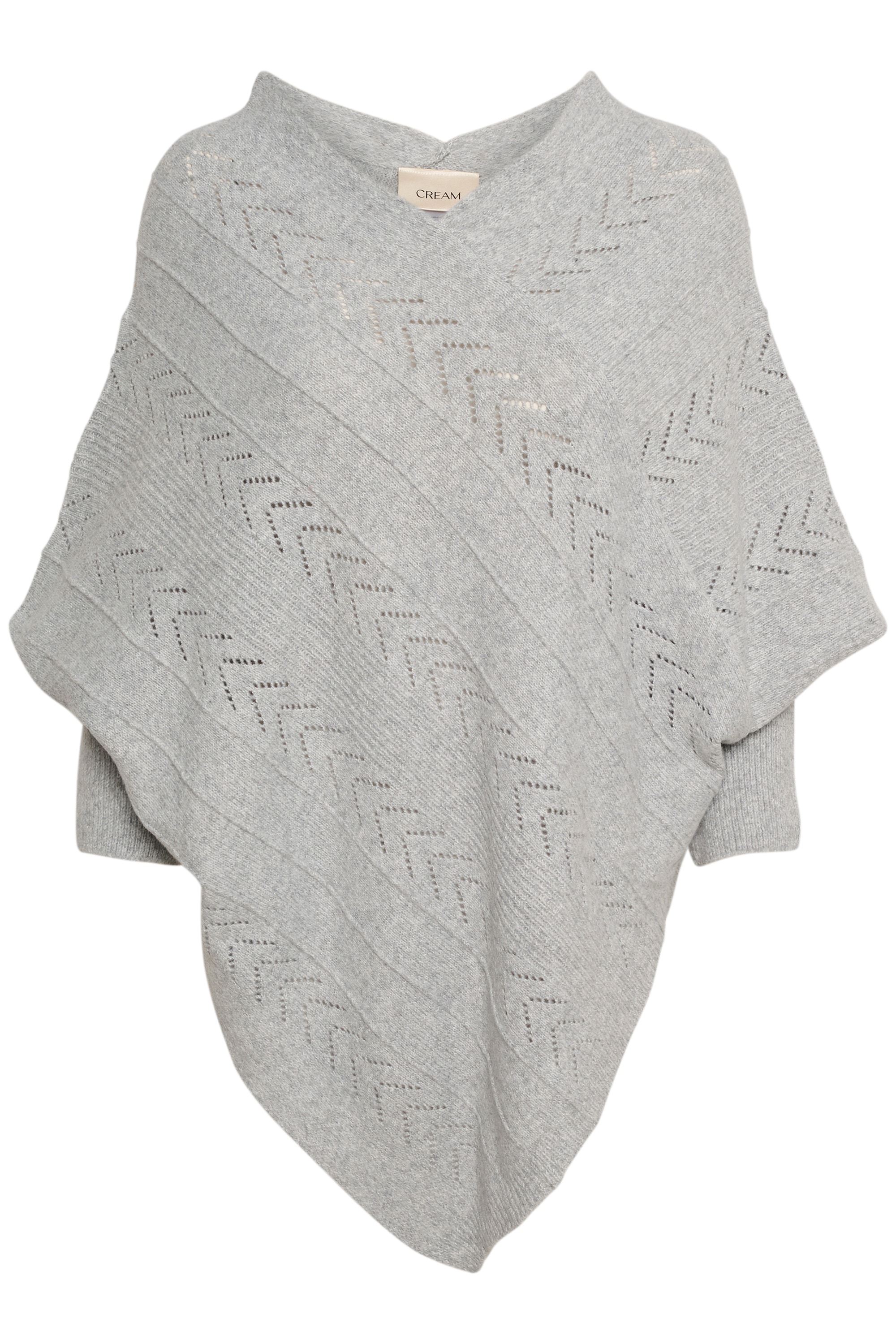 Cream Strickponcho "Damen Poncho CRHoliday"