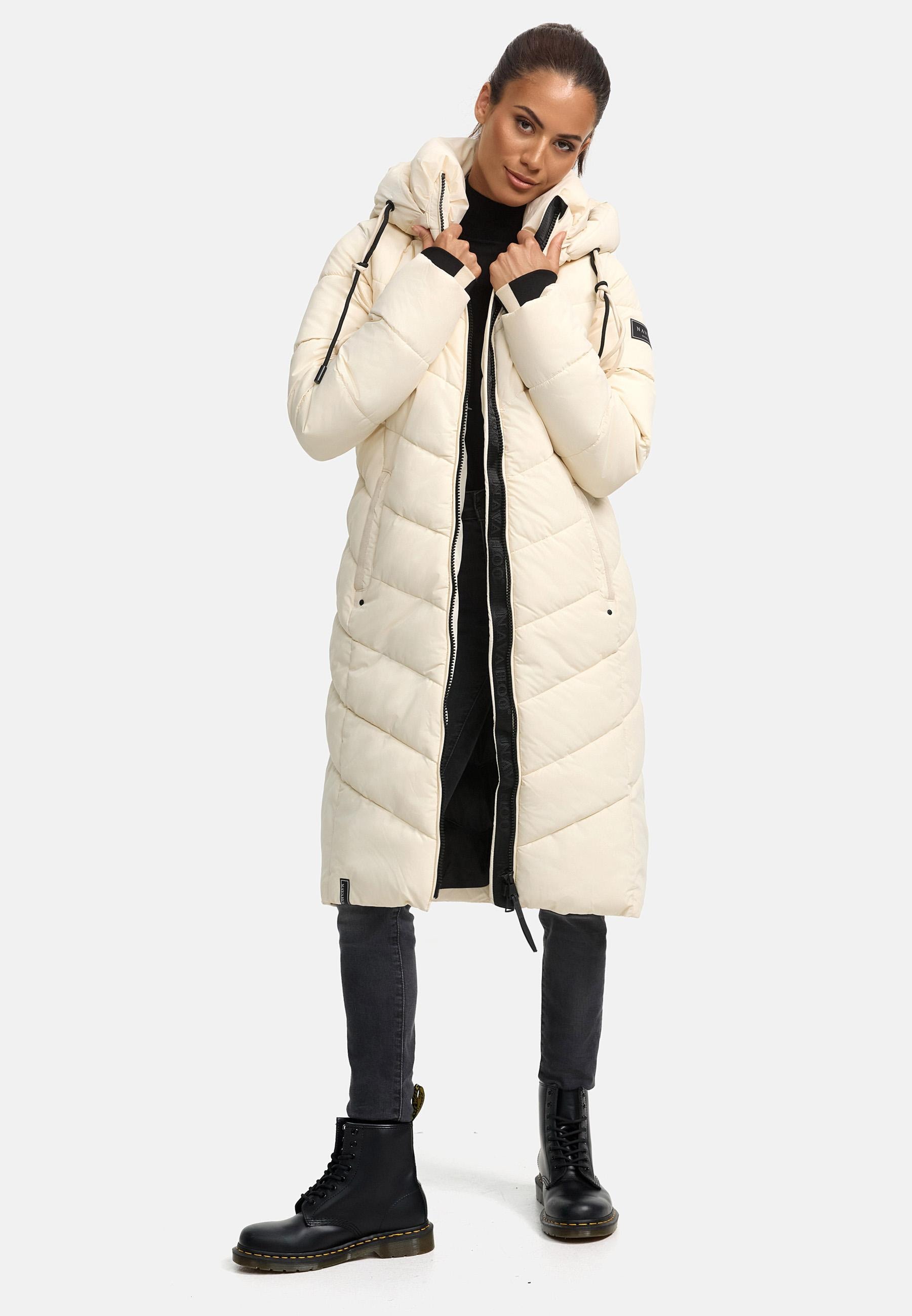 Navahoo Steppmantel »Sahnekatzii XIV«, Schicker Wintermantel mit kuschlig warm wattiertem Kragen