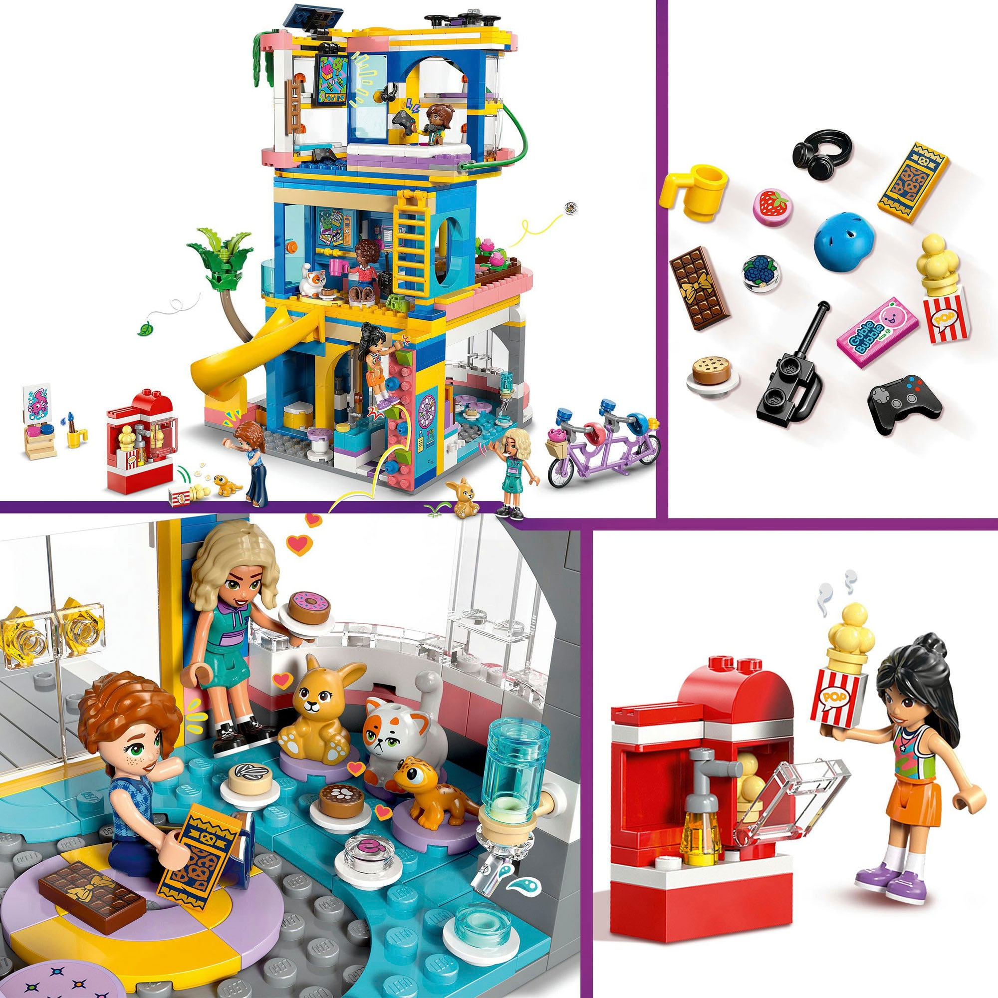 LEGO® Konstruktionsspielsteine »Heartlake City Clubhaus der Freunde (42689), LEGO Friends« Made in Europe