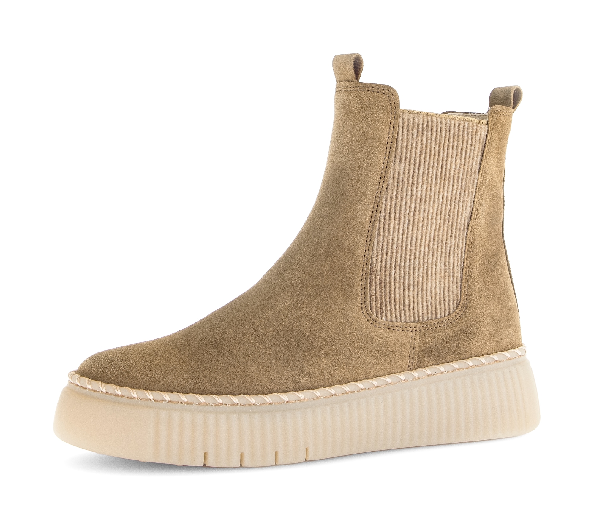 Gabor Chelseaboots, Plateau, Stiefelette mit Stretcheinsatz an der Außensei günstig online kaufen