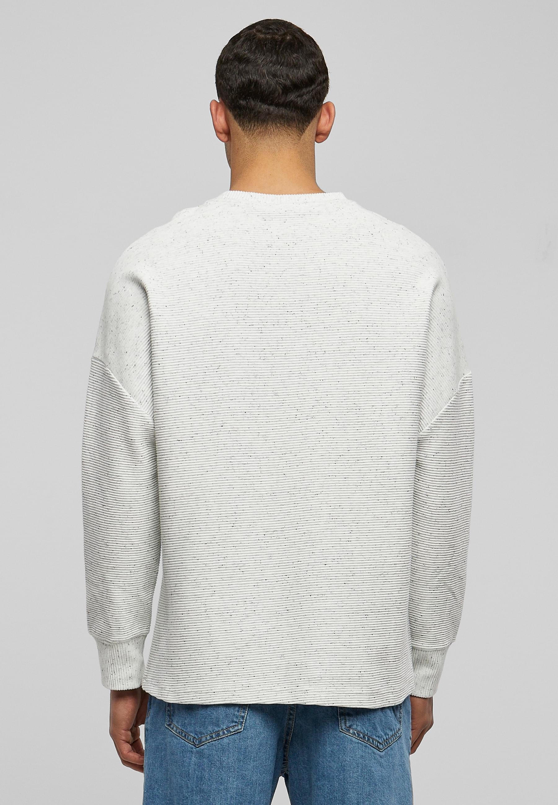 URBAN CLASSICS Rundhalspullover »Urban Classics Herren Cut On Sleeve Naps Interlock Crew«, (1 tlg.)
