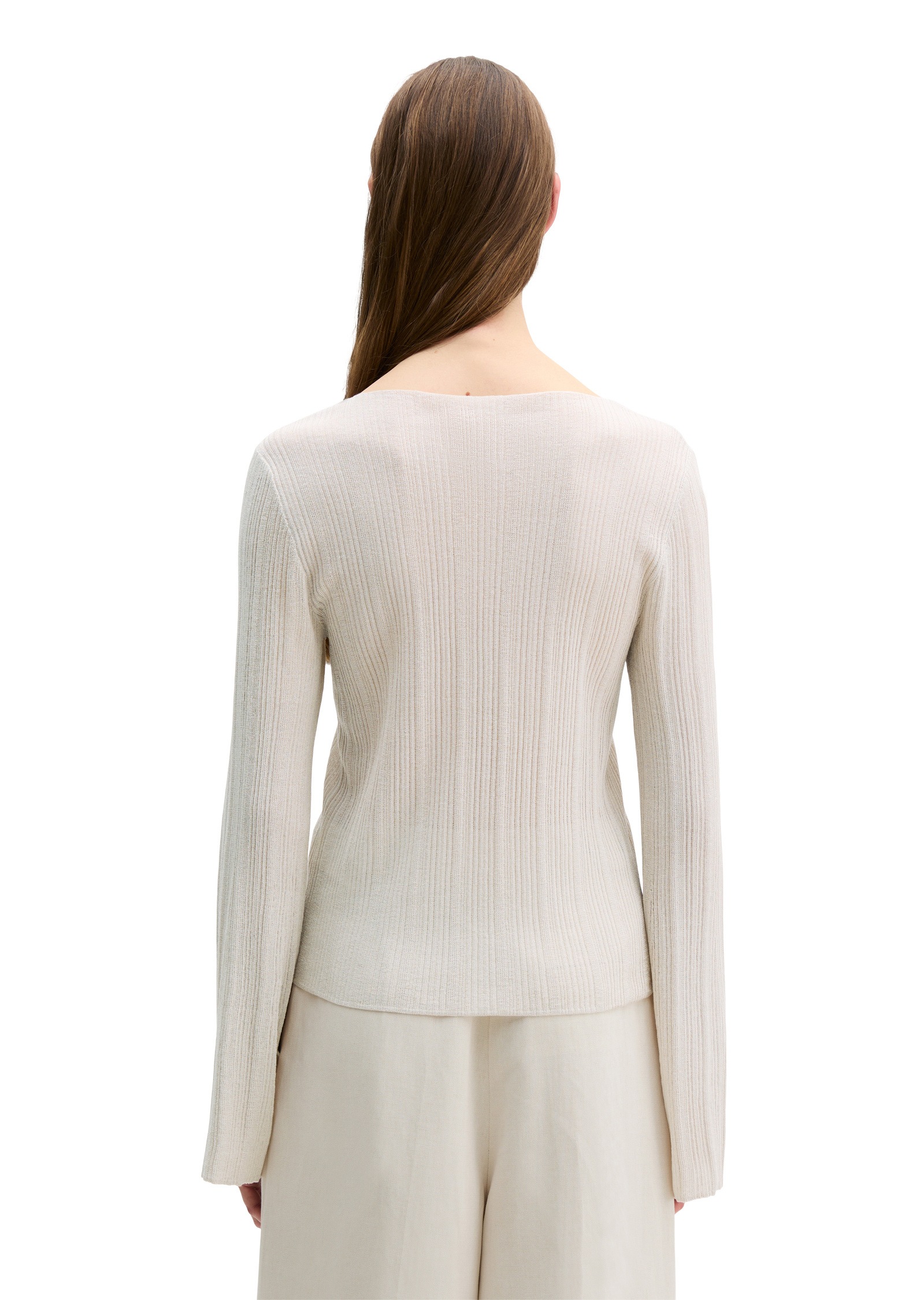 Marc O'Polo Strickpullover »aus edlem Viskose-Leinen-Mix«