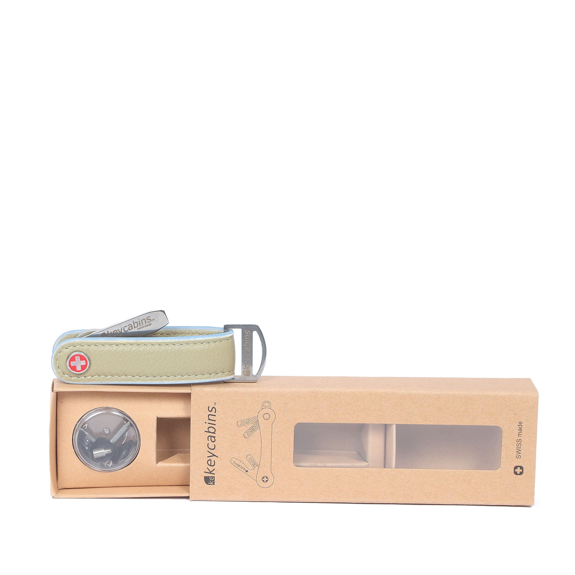 keycabins Schlüsselanhänger »Loop-leather S4«, SWISS Design