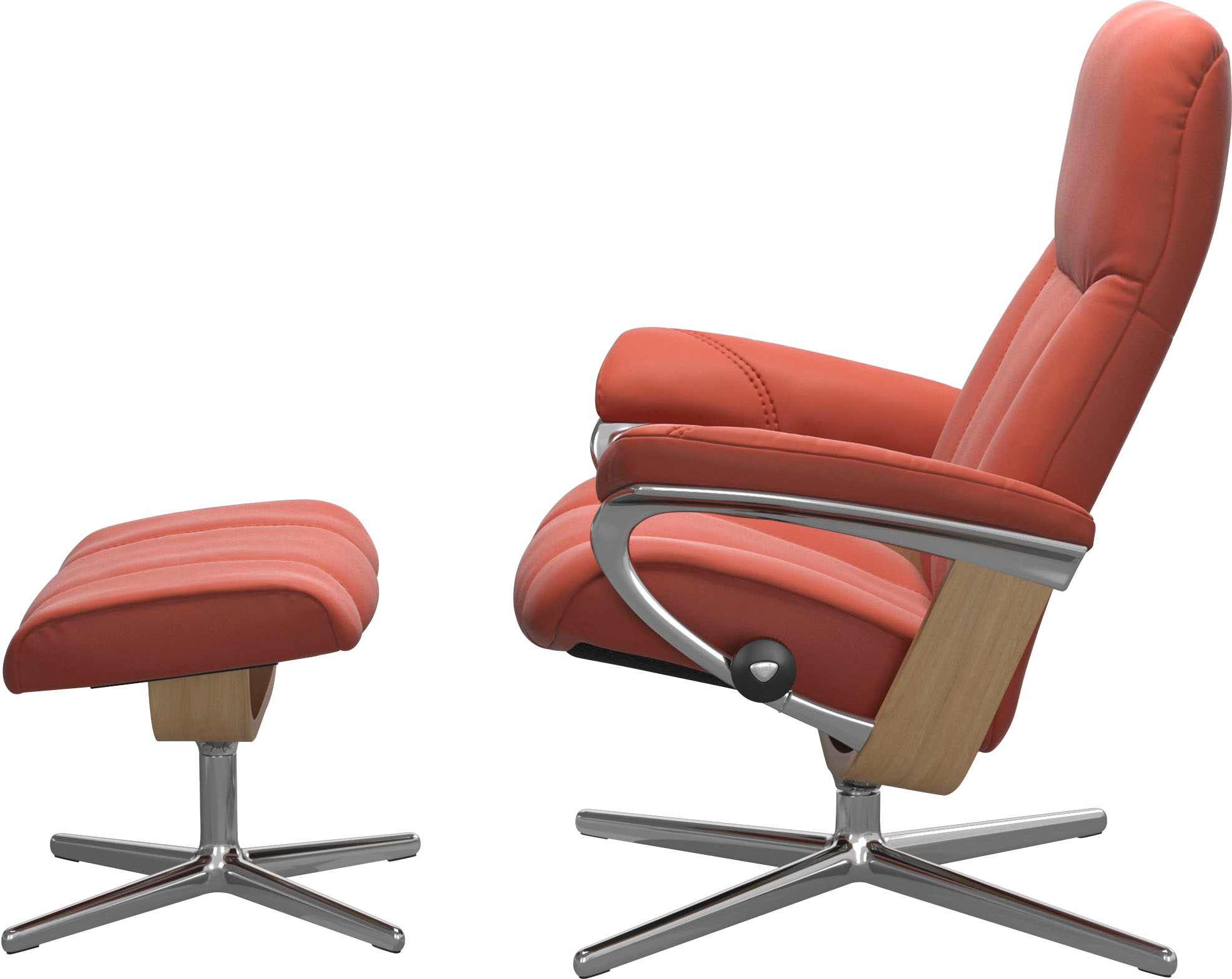 Thumbnail - Stressless Relaxsessel "Consul", mit Cross Base, Größe S, M & L, Holzakzent Eiche