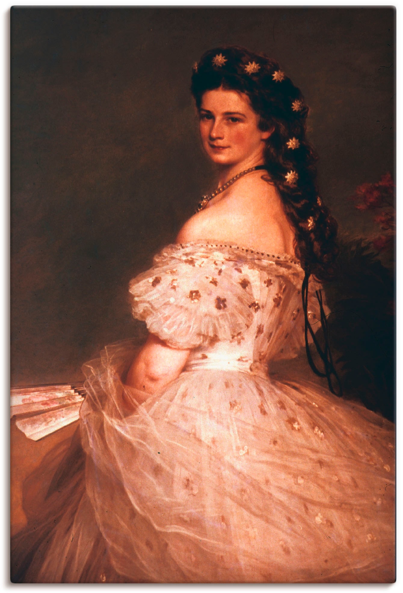 Artland Wandbild "Kaiserin Elisabeth von Österreich, 1865", Menschen, (1 St.), als Leinwandbild, Poster in verschied. Gr