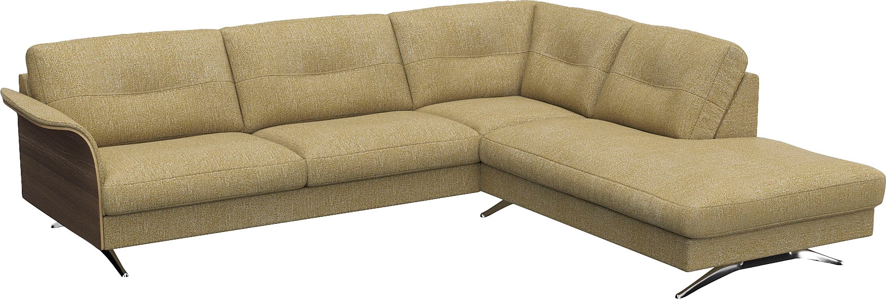 FLEXLUX Ecksofa »Glow«, Skandinavisches Design, In hochwertiger Verarbeitung