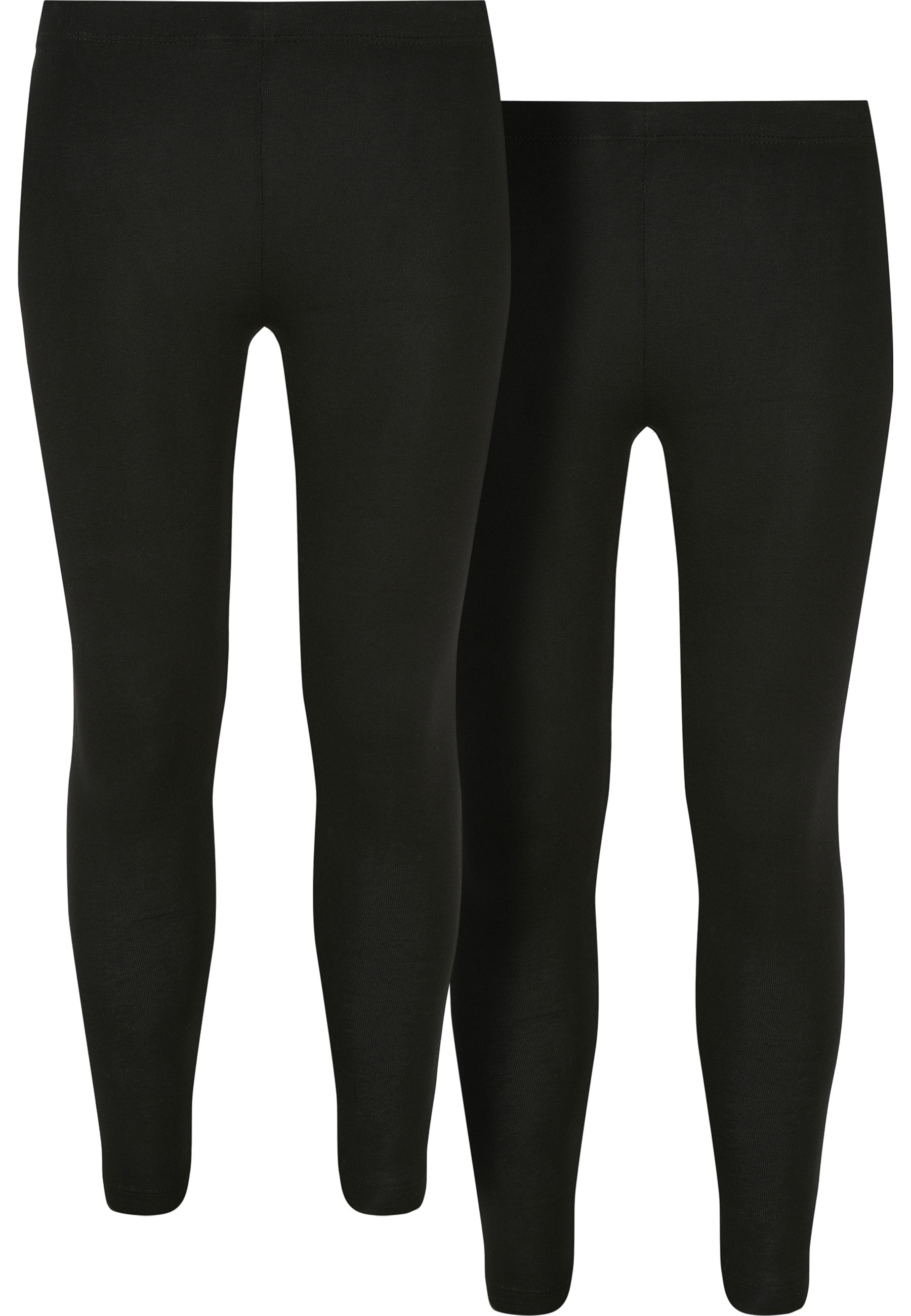 URBAN CLASSICS Leggings "Urban Classics Damen Girls Jersey Leggings 2-Pack"