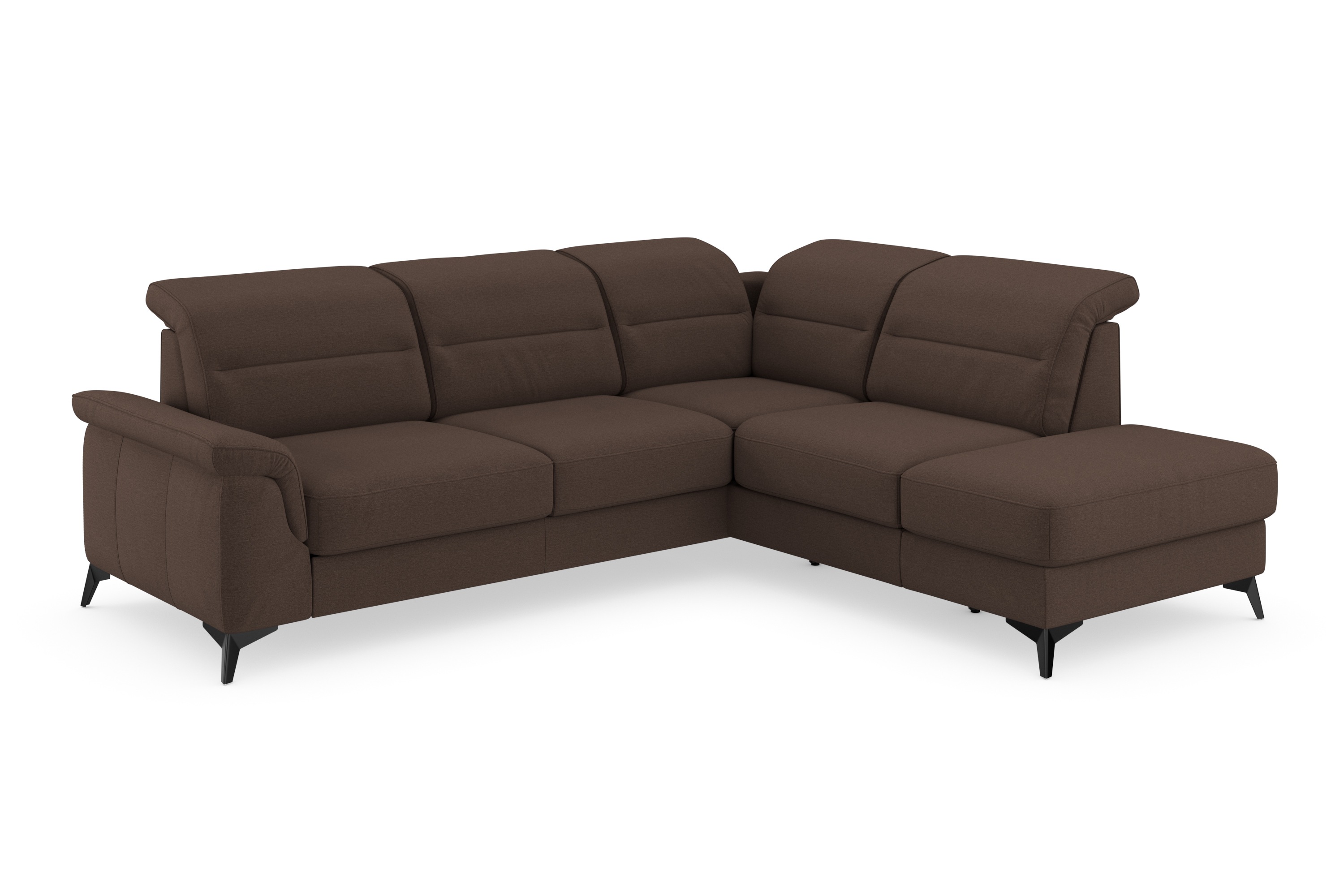 Thumbnail - sit&more Ecksofa "Sinatra L-Form", mit Ottomane, optional mit Kopfteilverstellung und Armteilfunktion