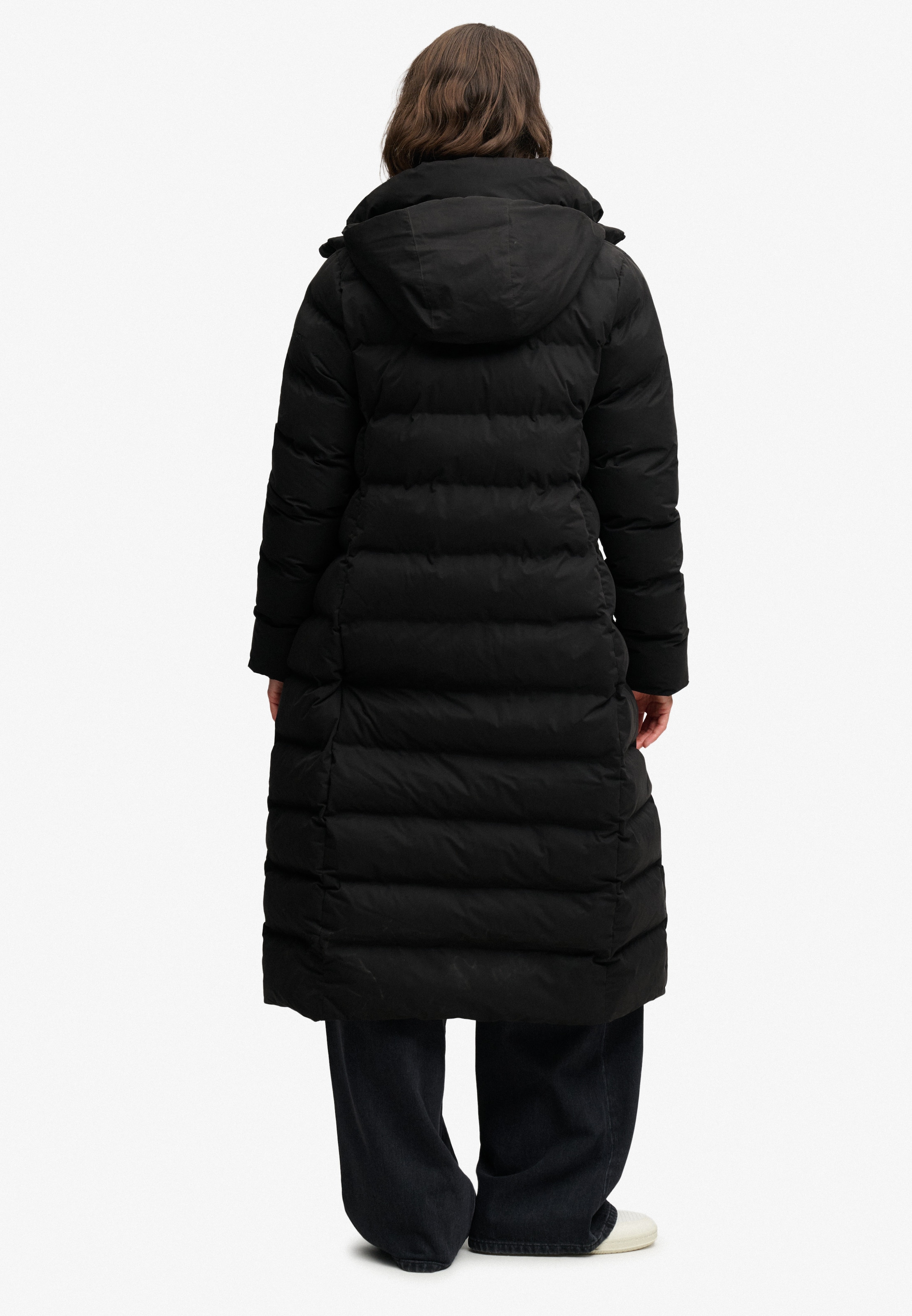Superdry Steppjacke »CITY LONGLINE MICROFIBRE JKT« Kunstfaser, relaxed fit